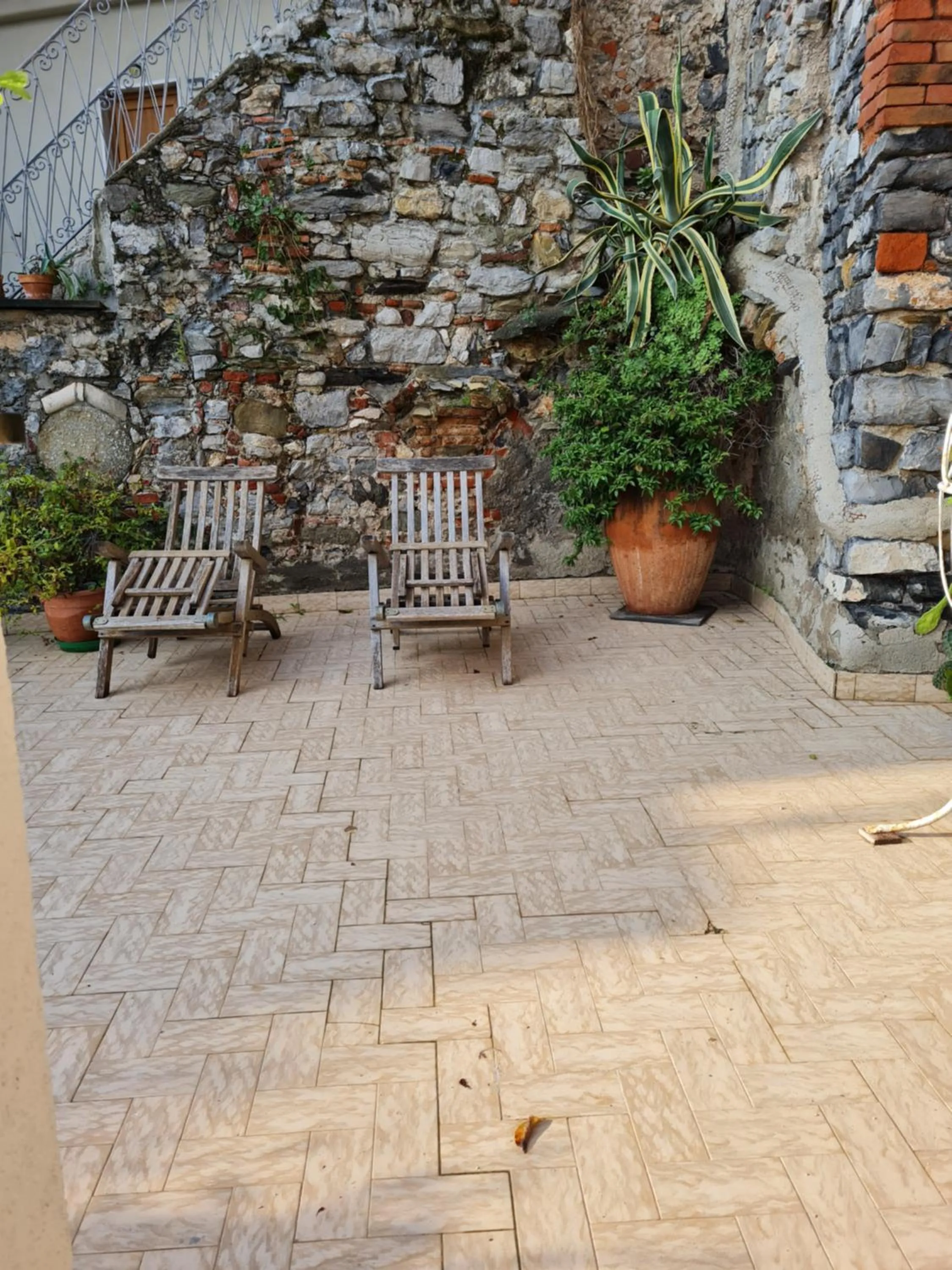 Patio in Albergo Genio