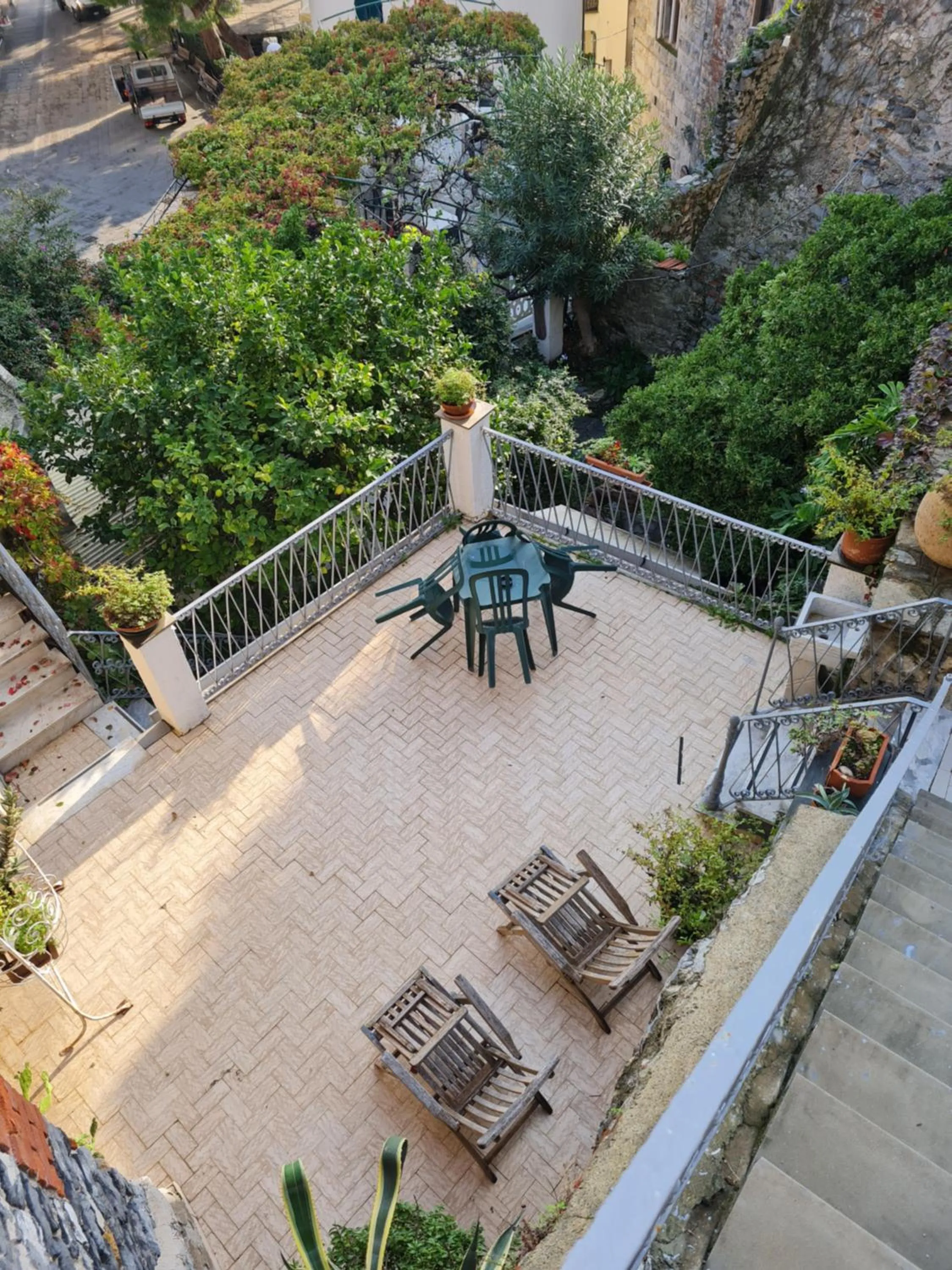 Balcony/Terrace in Albergo Genio