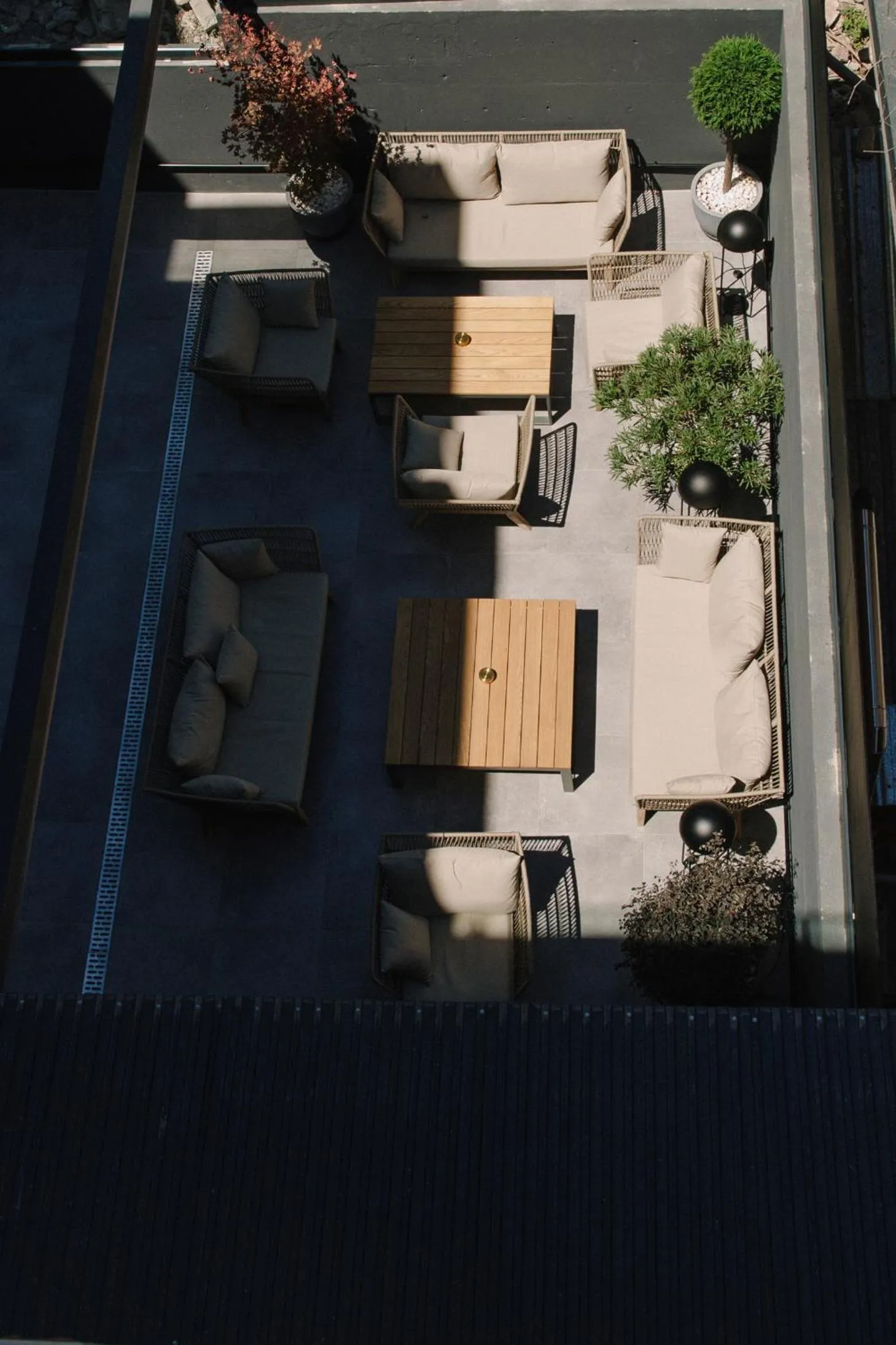 Patio in STROFI Boutique Hotel