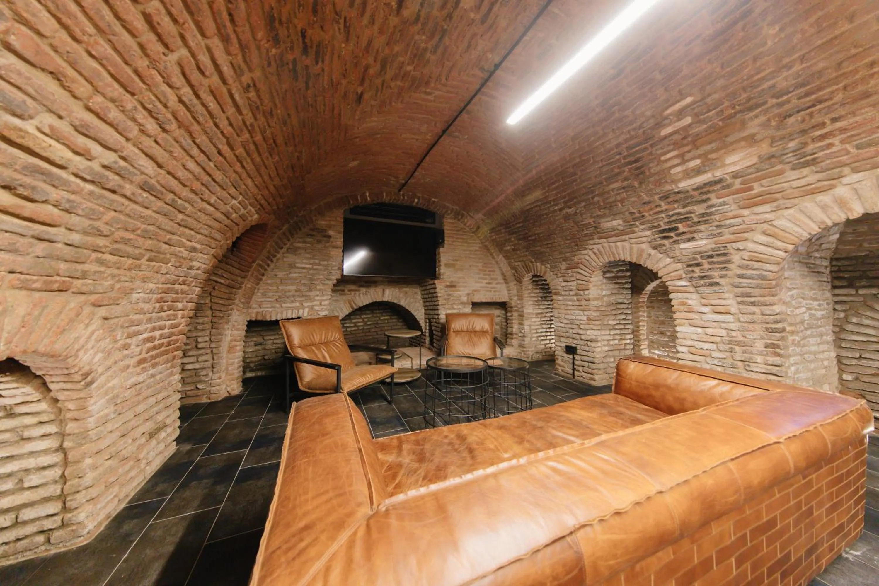 Seating area in STROFI Boutique Hotel