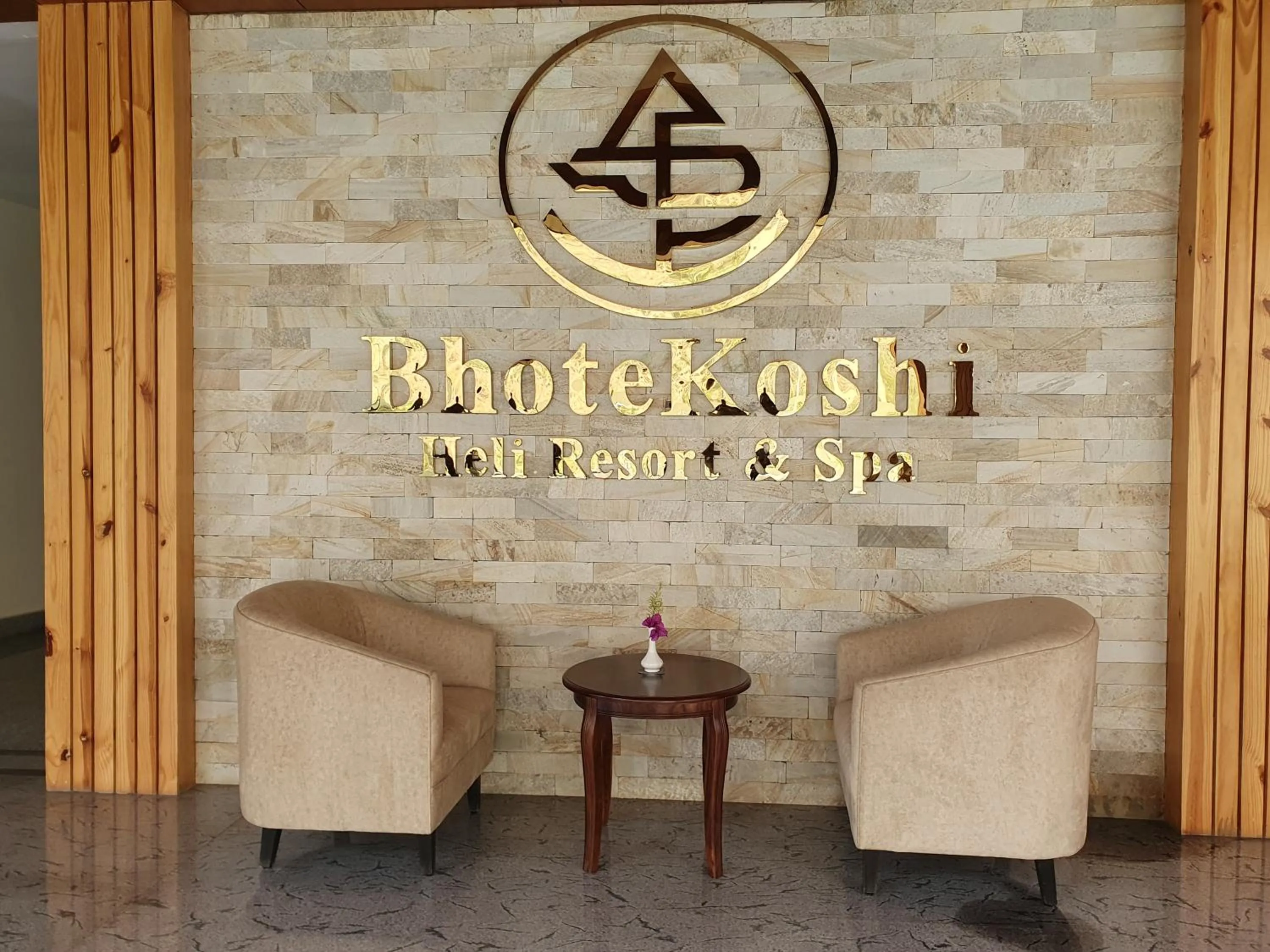 Property logo or sign in Bhotekoshi Heli Resort