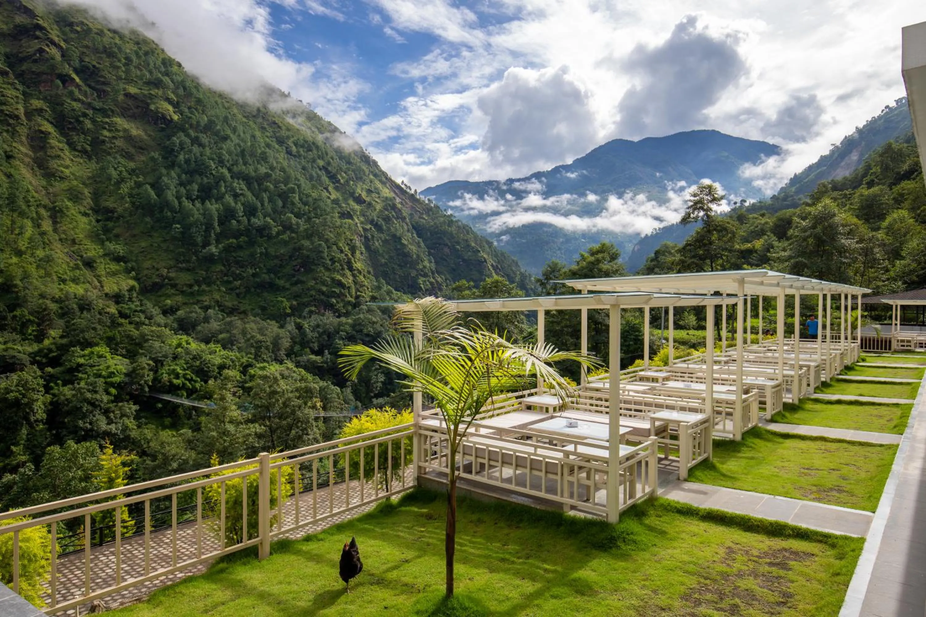 Property building in Bhotekoshi Heli Resort