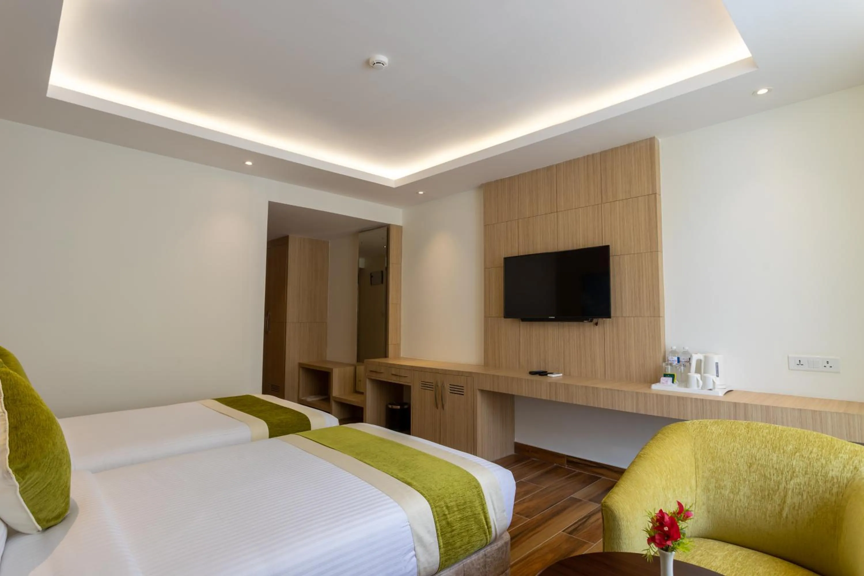 Photo of the whole room in Bhotekoshi Heli Resort