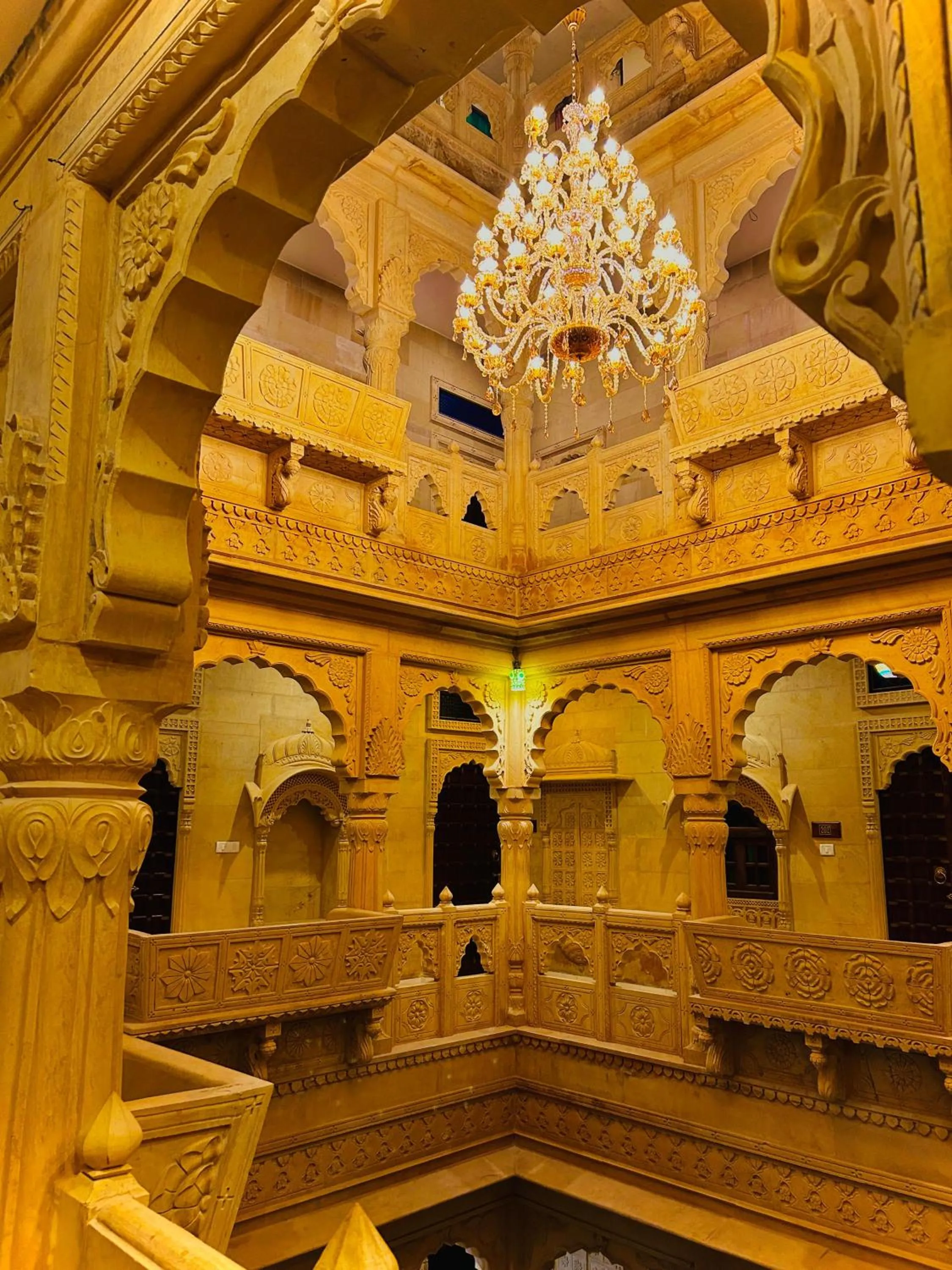 Inner courtyard view in The Jaigarh Palace Jaisalmer
