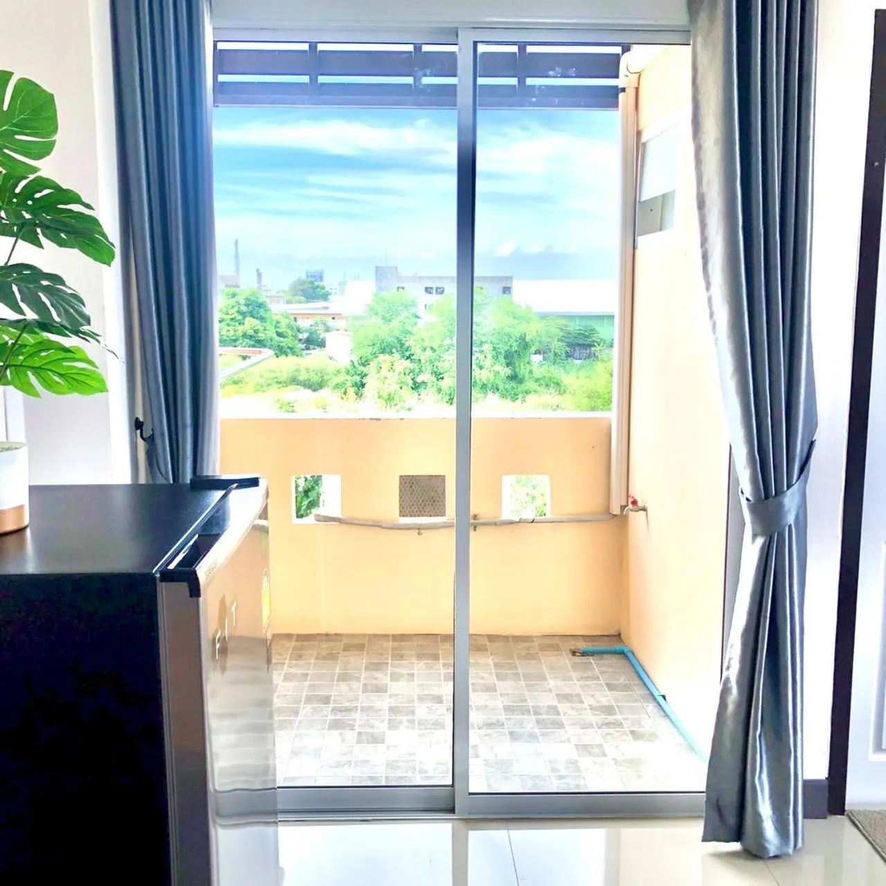 Balcony/Terrace in MY HOME Hotel - Phutthamonthon 4 Road, near Mahidol University Salaya