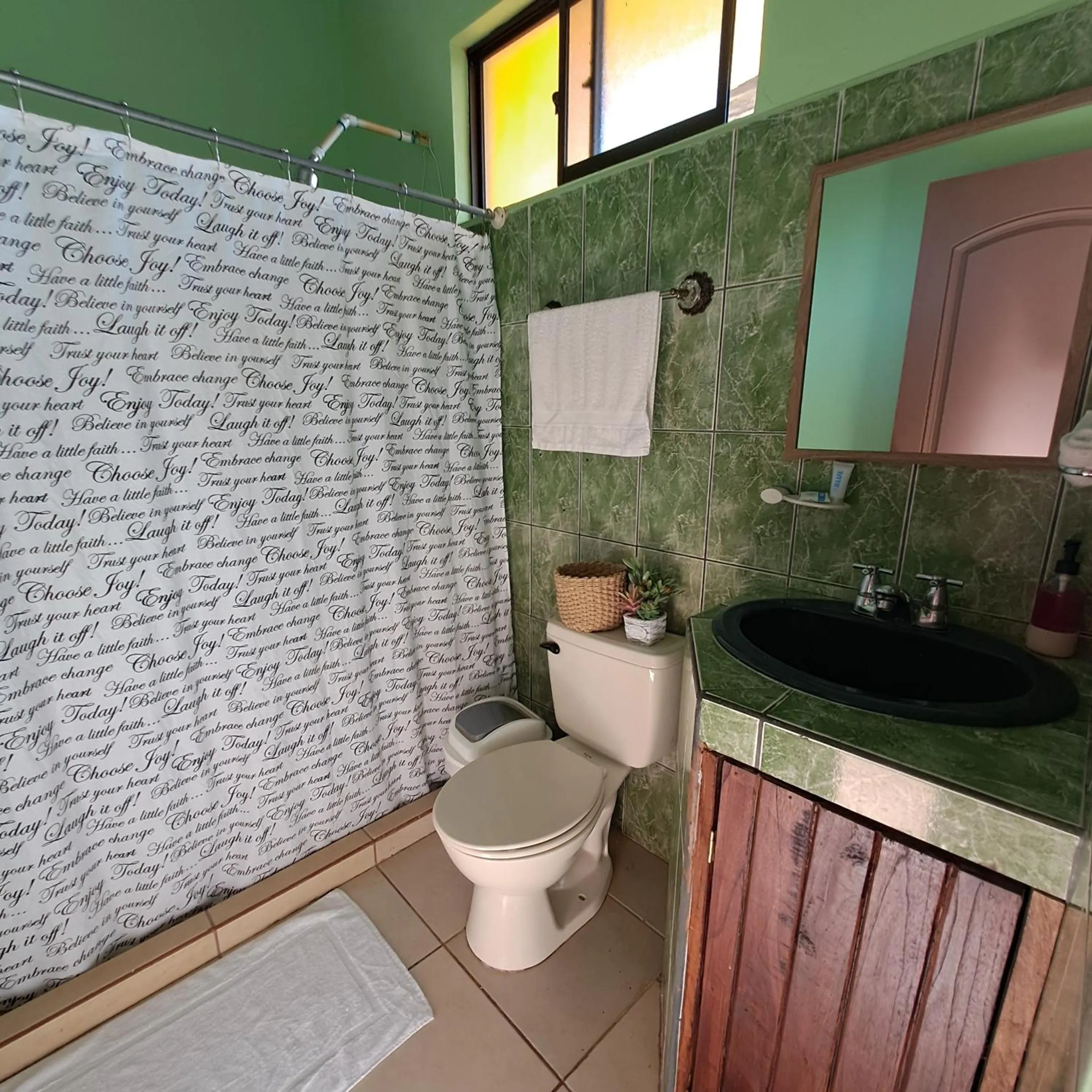 Bathroom in Georgi, Junquillal