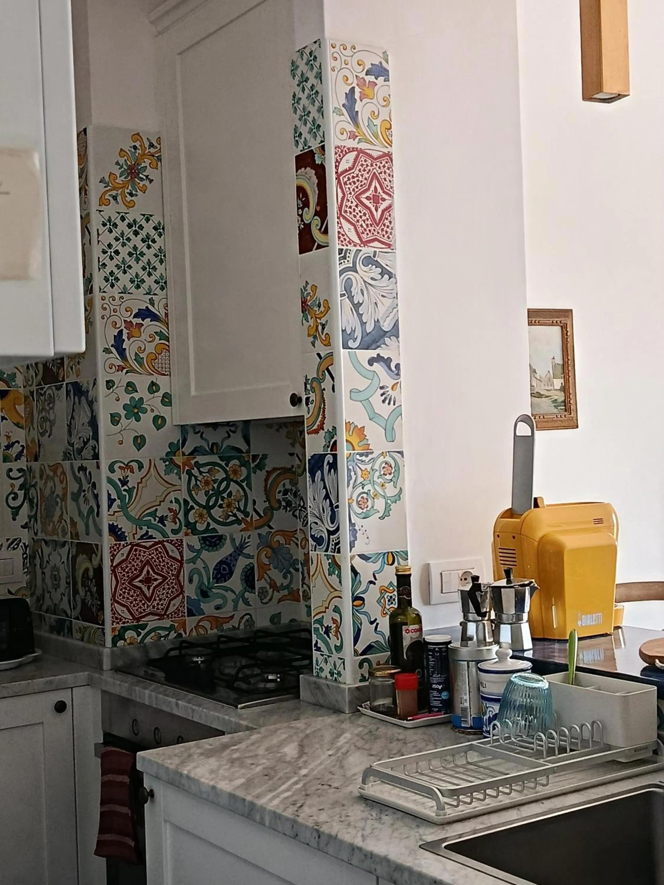 Kitchen or kitchenette in Salerno Eremita Apartment