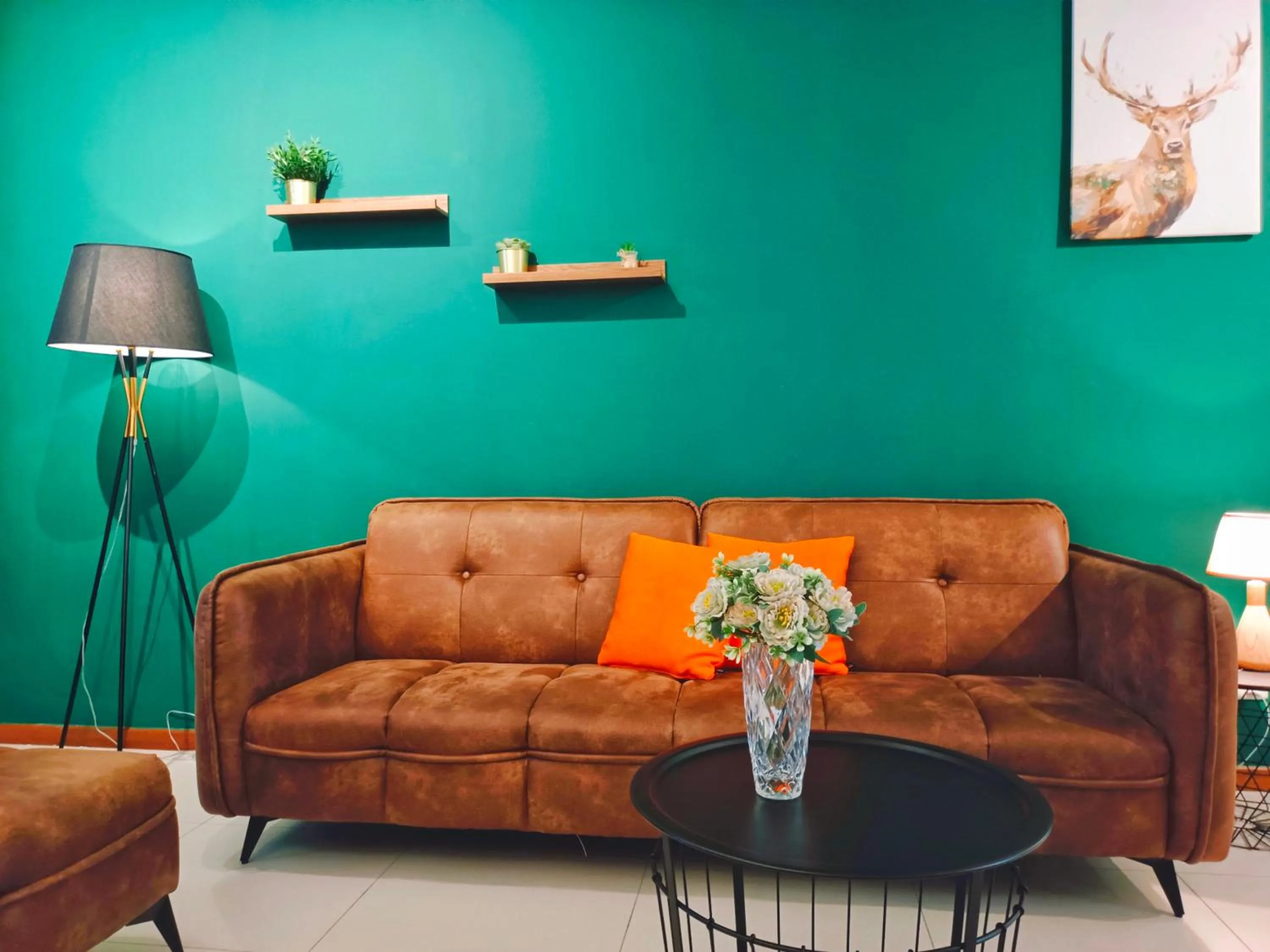 Living room in THE LANDMARK BY KATANA New 3BR Grand Seaview Homestay at Gurney 无敌海景三房套房