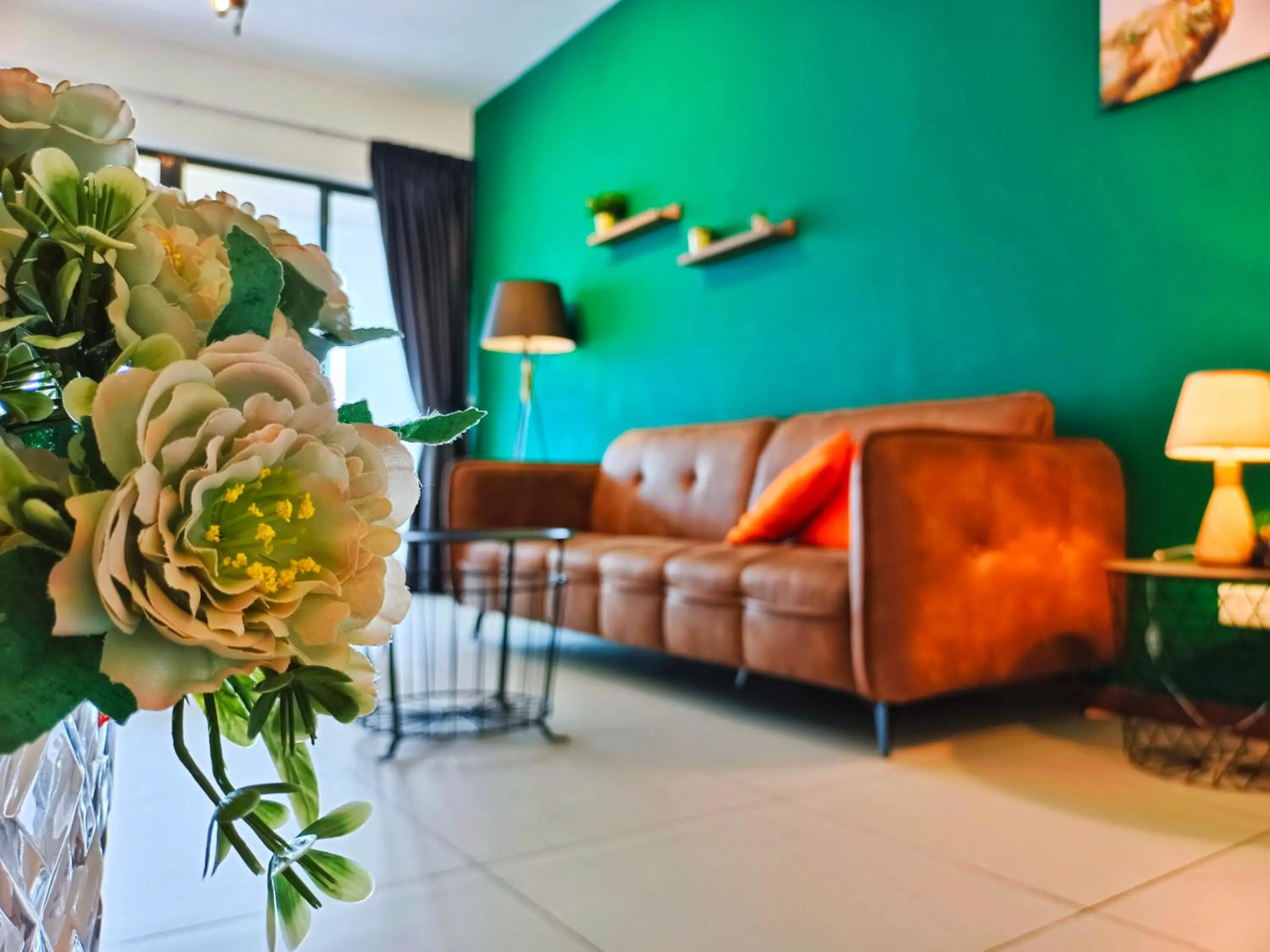 Living room in THE LANDMARK BY KATANA New 3BR Grand Seaview Homestay at Gurney 无敌海景三房套房