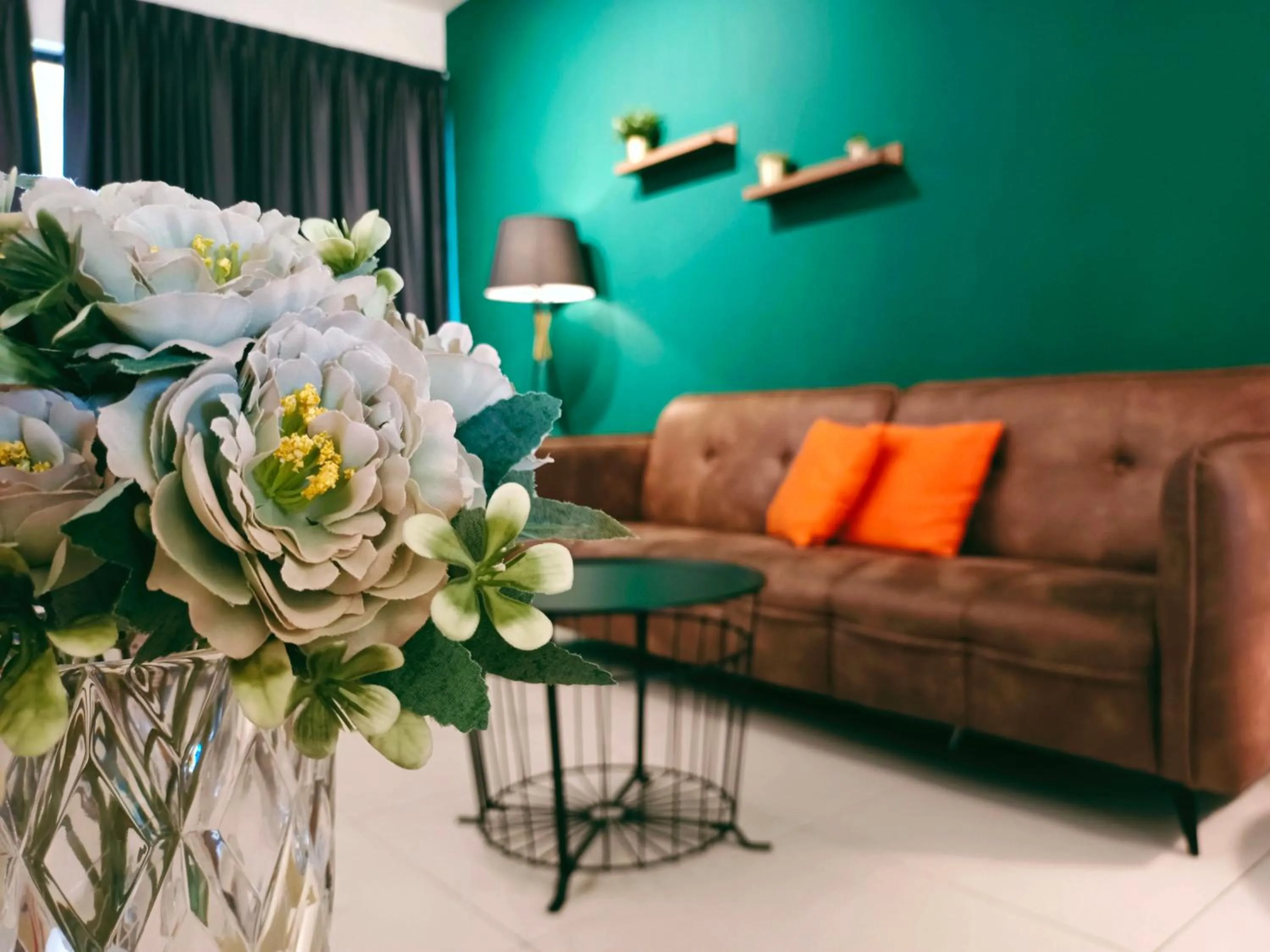 Living room in THE LANDMARK BY KATANA New 3BR Grand Seaview Homestay at Gurney 无敌海景三房套房