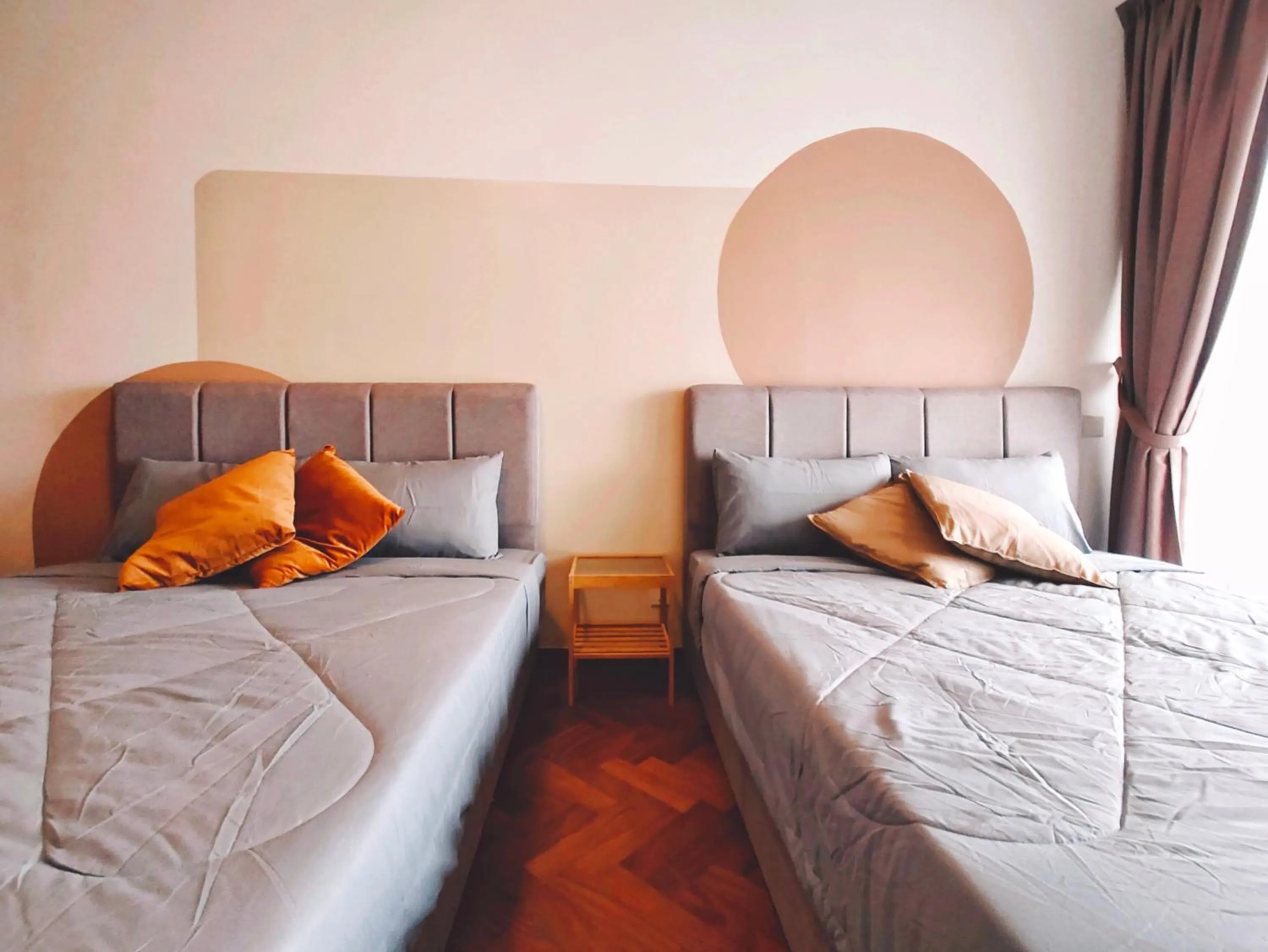 Bed in THE LANDMARK BY KATANA New 3BR Grand Seaview Homestay at Gurney 无敌海景三房套房