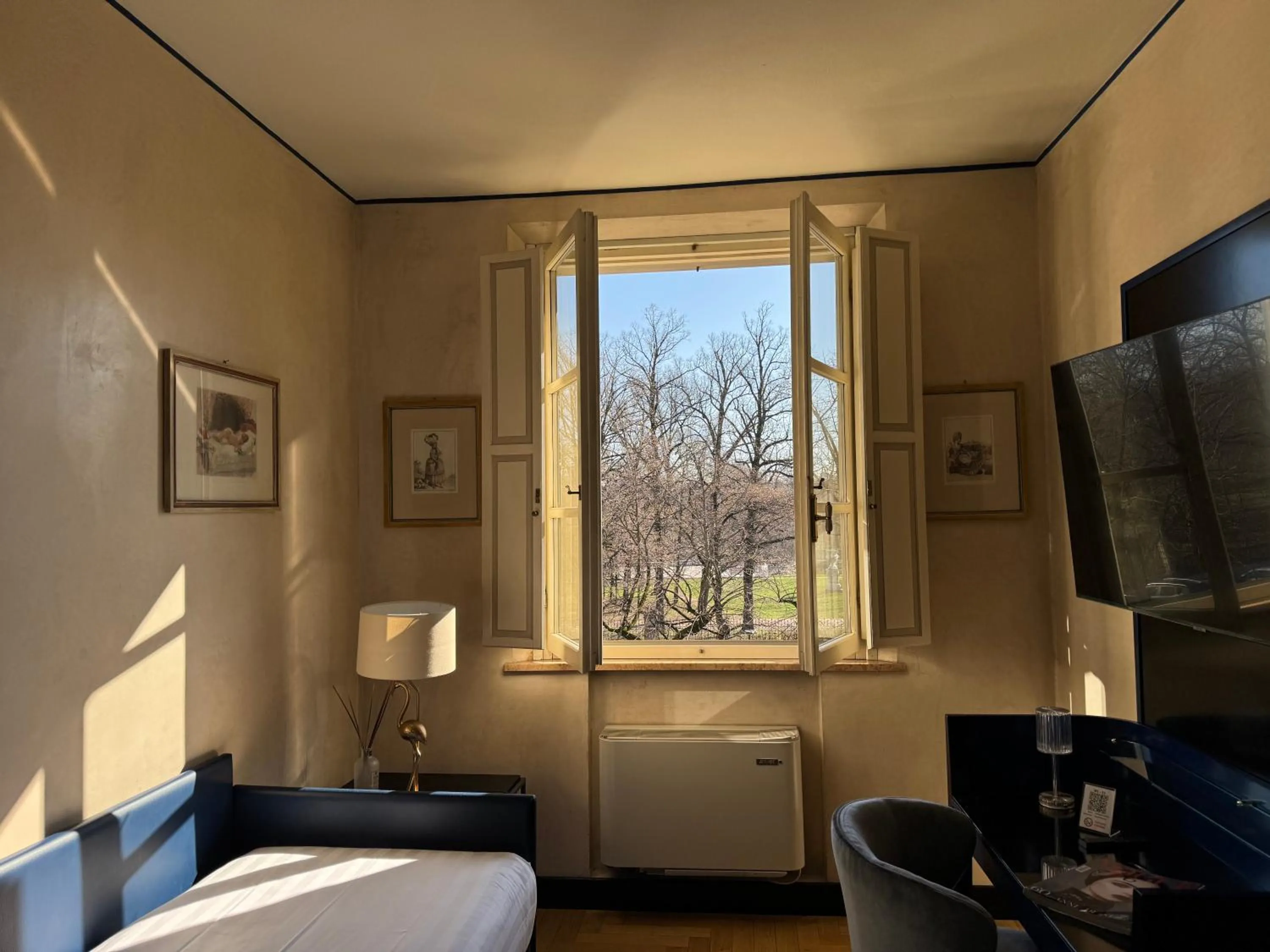 Bed in Hotel Verdi Boutique Hotel