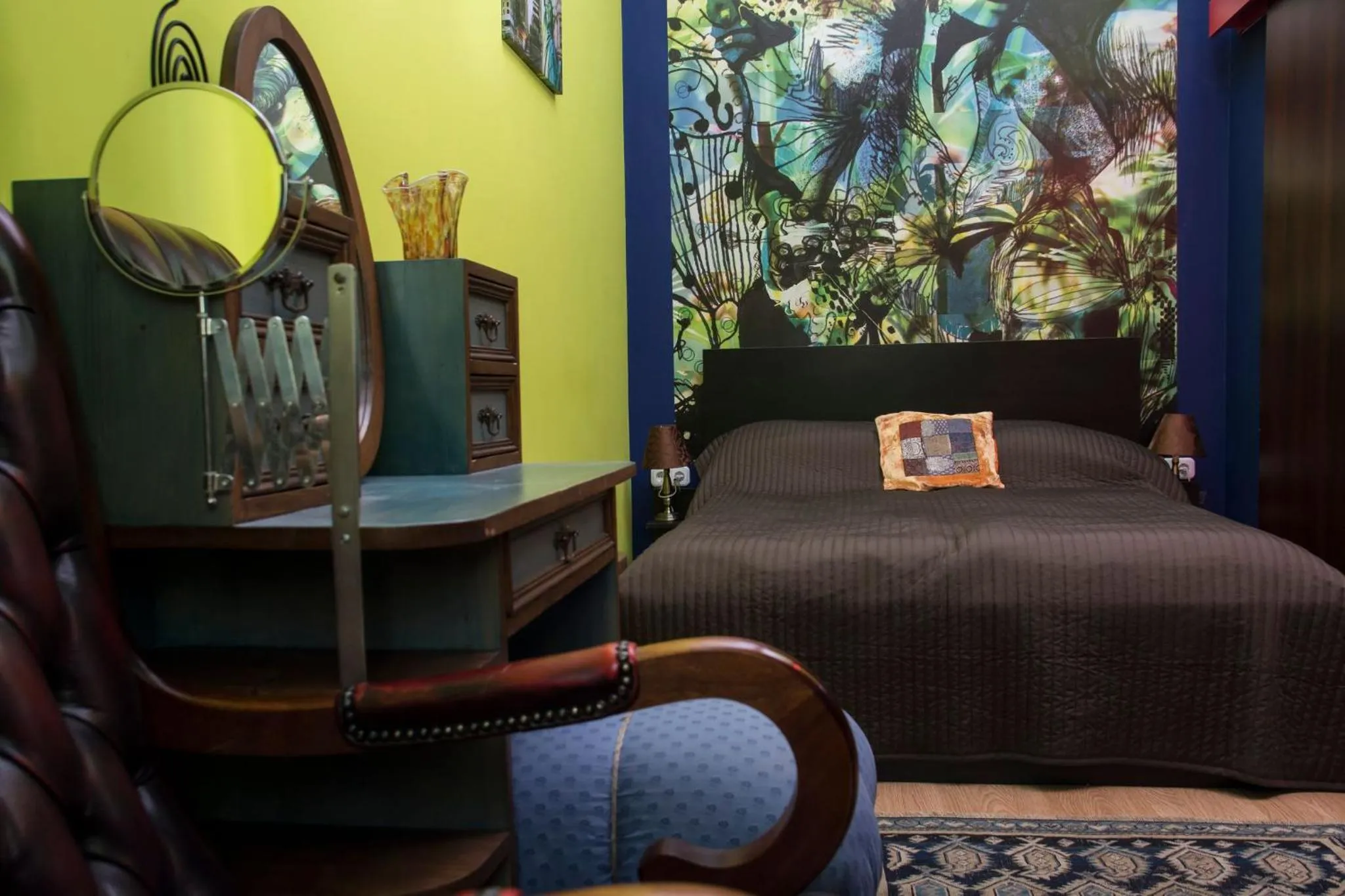 Bedroom in Vibrant 3 Bedroom Apartment In The Pulsing Heart Of Budapest