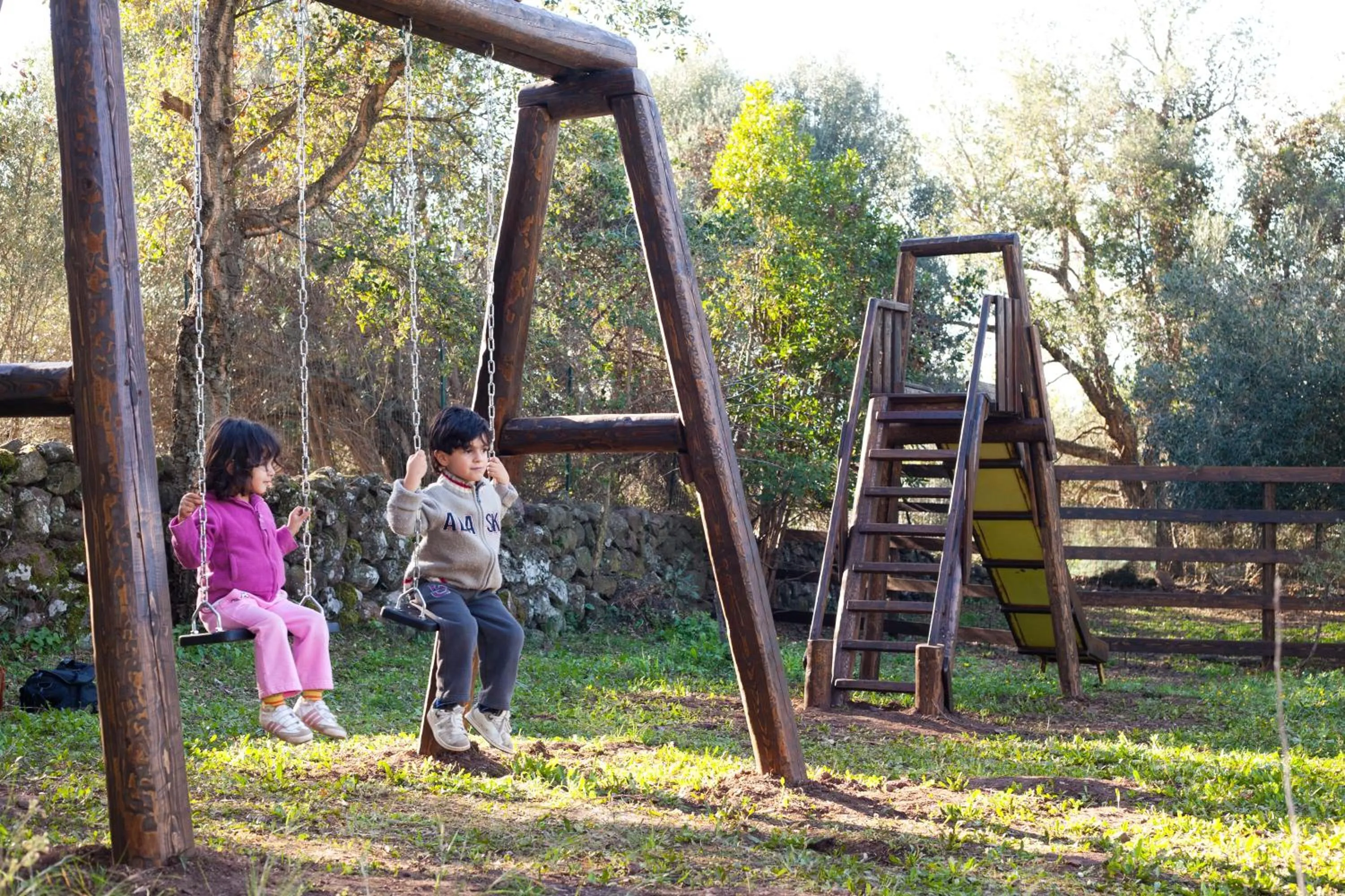 Children play ground in Hotel Il Querceto