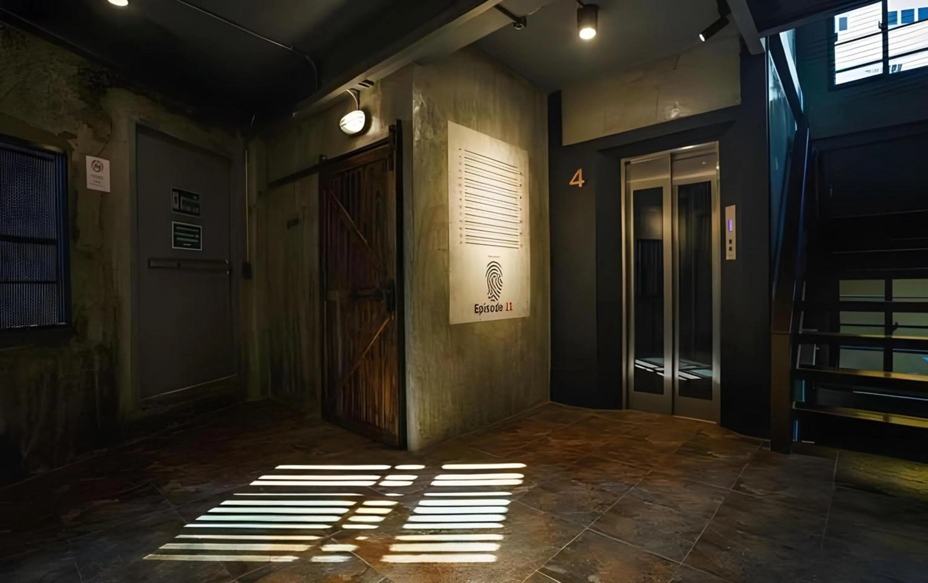 elevator in Episode 11 Hostel Sukhumvit