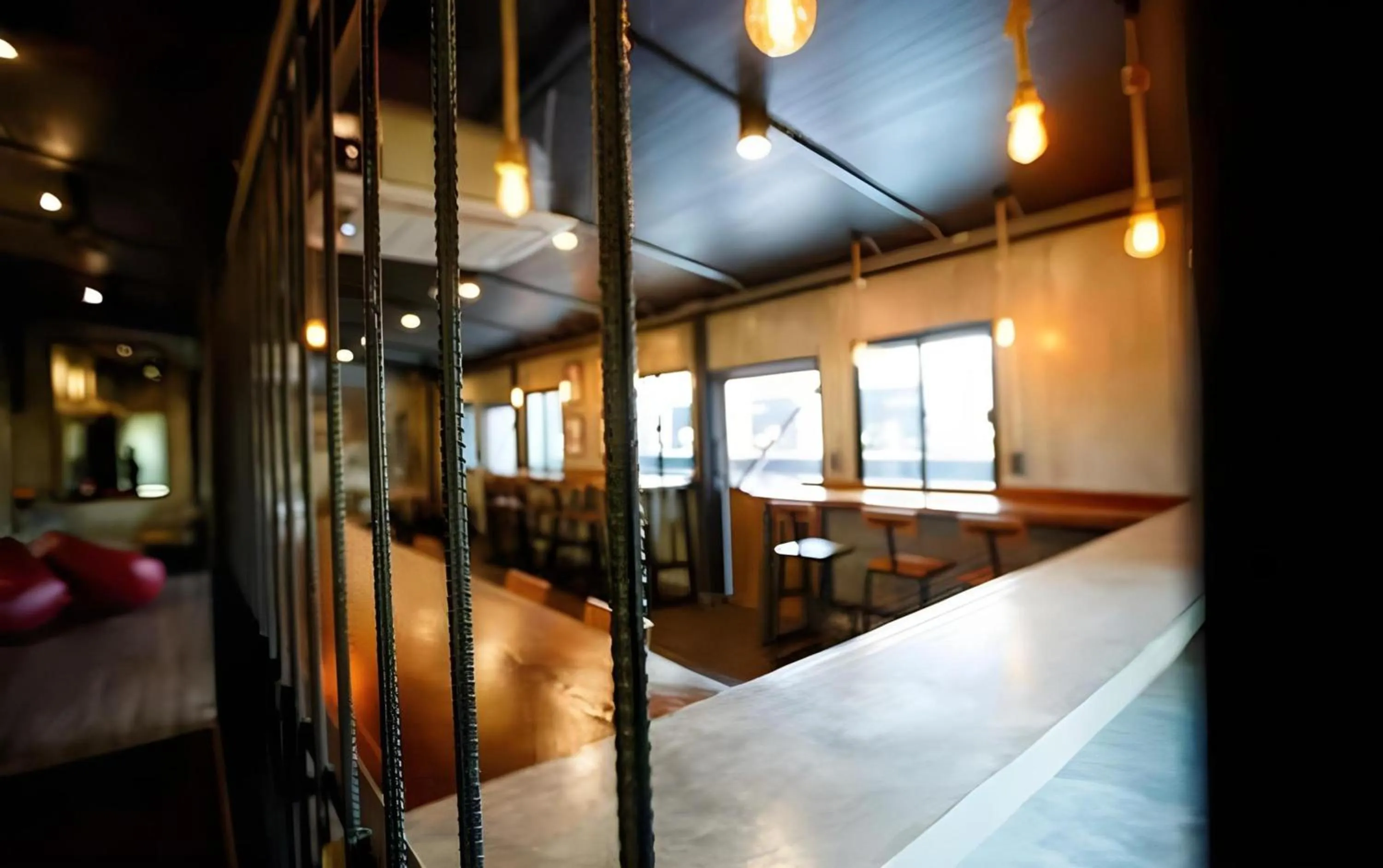 Seating area in Episode 11 Hostel Sukhumvit