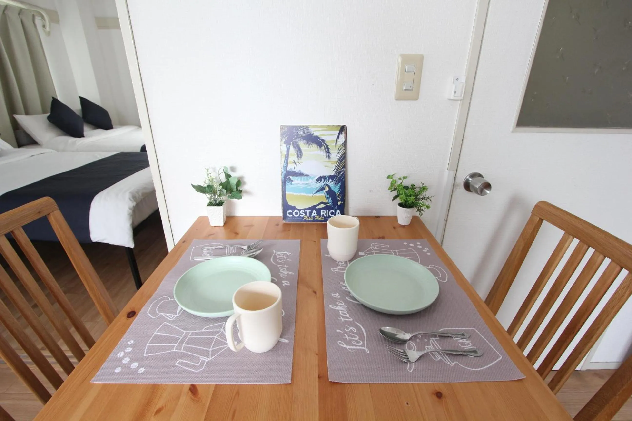 Bed in LUANAHOTEL IN WASEDA