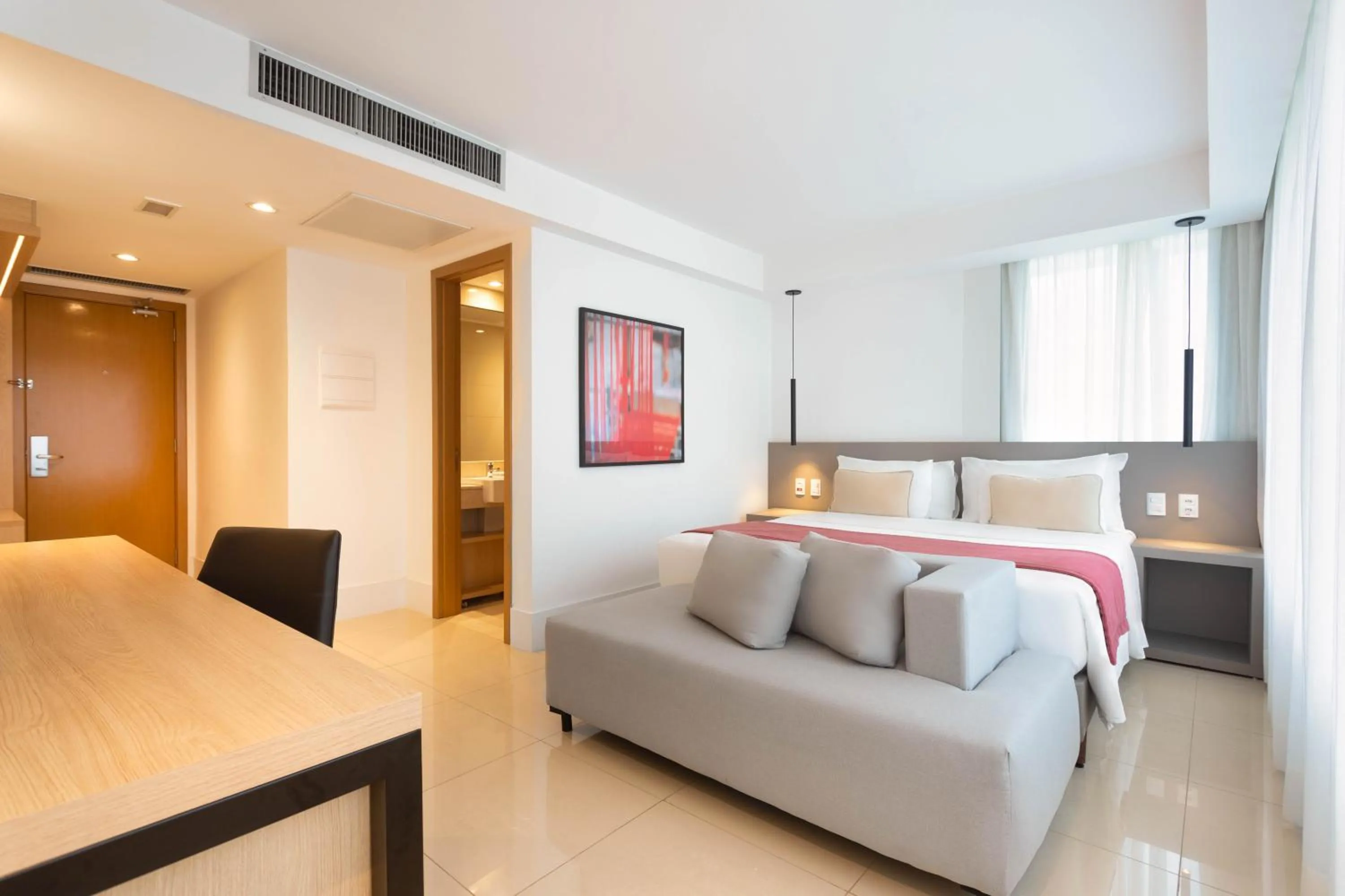 Bedroom, Bed in Ramada by Wyndham Brasilia Alvorada