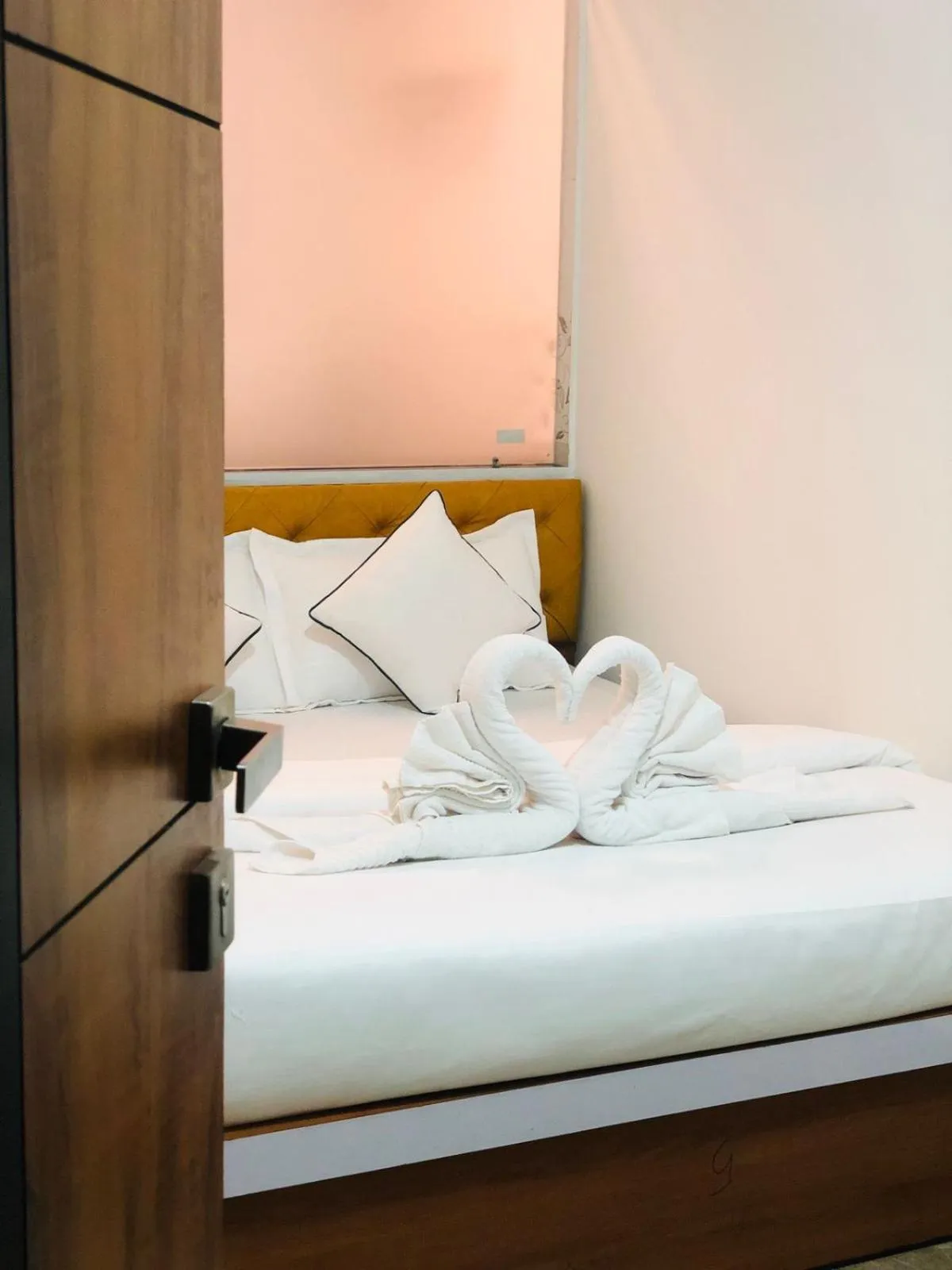 Bed in Hotel Santeria Inn, Best Luxurious Hotel AC Rooms In Surat