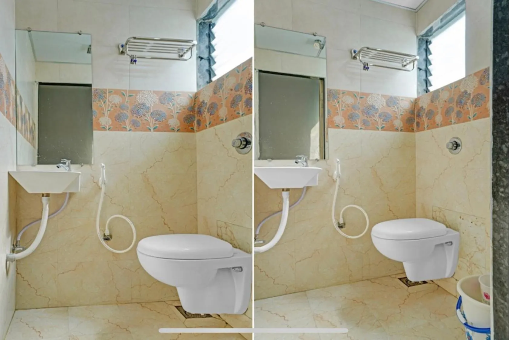 Shower in Hotel Santeria Inn, Best Luxurious Hotel AC Rooms In Surat