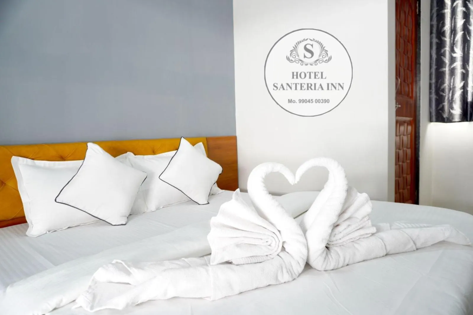 Bed in Hotel Santeria Inn, Best Luxurious Hotel AC Rooms In Surat