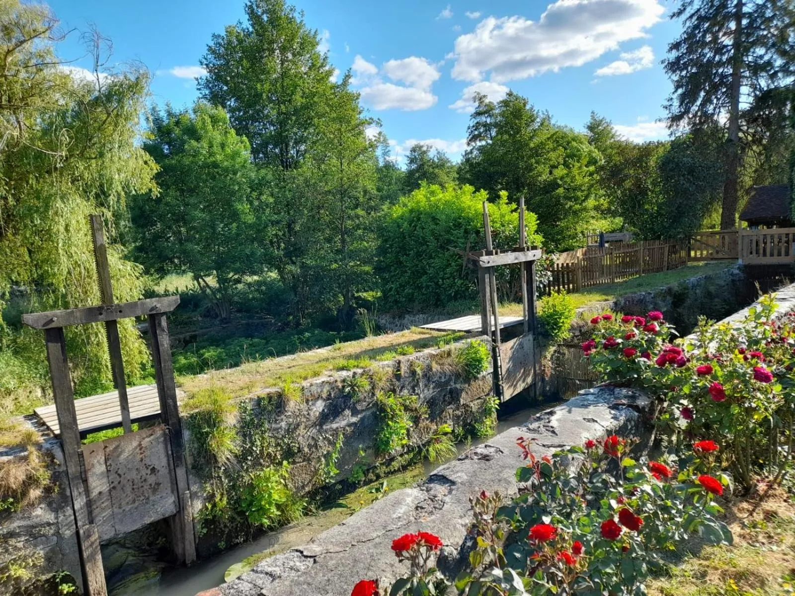 Garden in Le Moulin du Châtelier