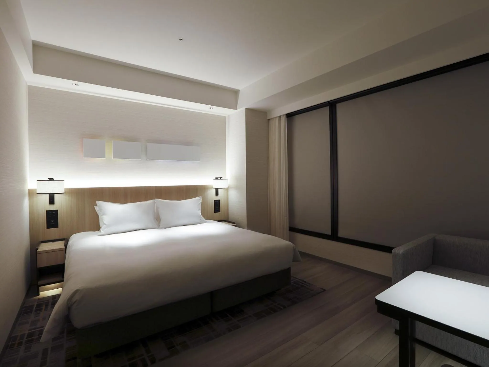 Photo of the whole room, Bed in Hyatt Place Kyoto