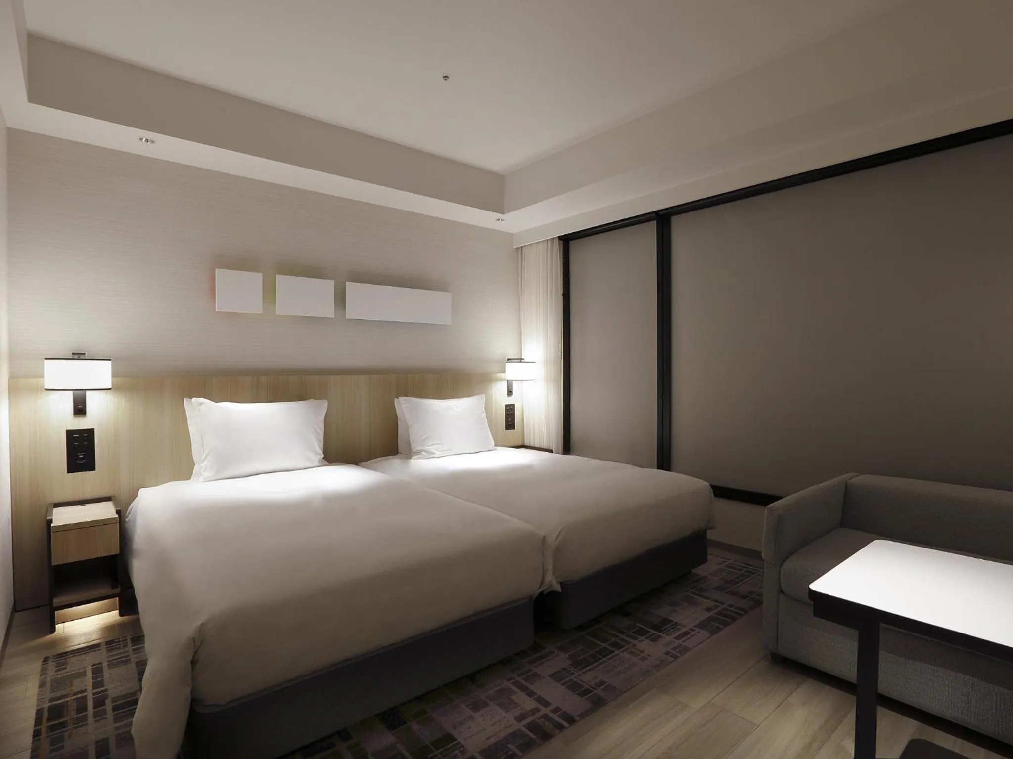 Photo of the whole room, Bed in Hyatt Place Kyoto