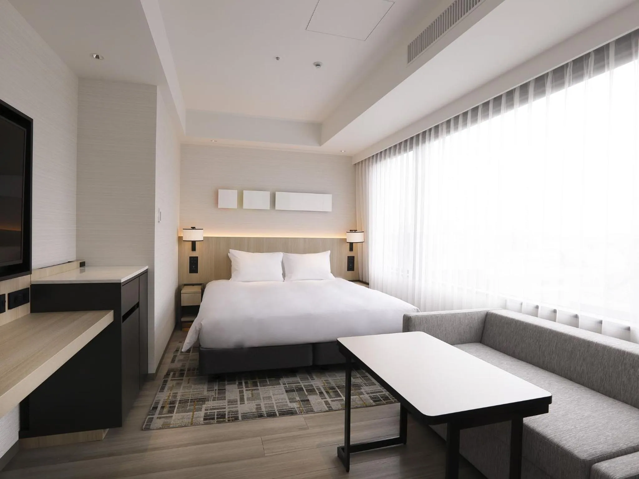 Photo of the whole room, Bed in Hyatt Place Kyoto