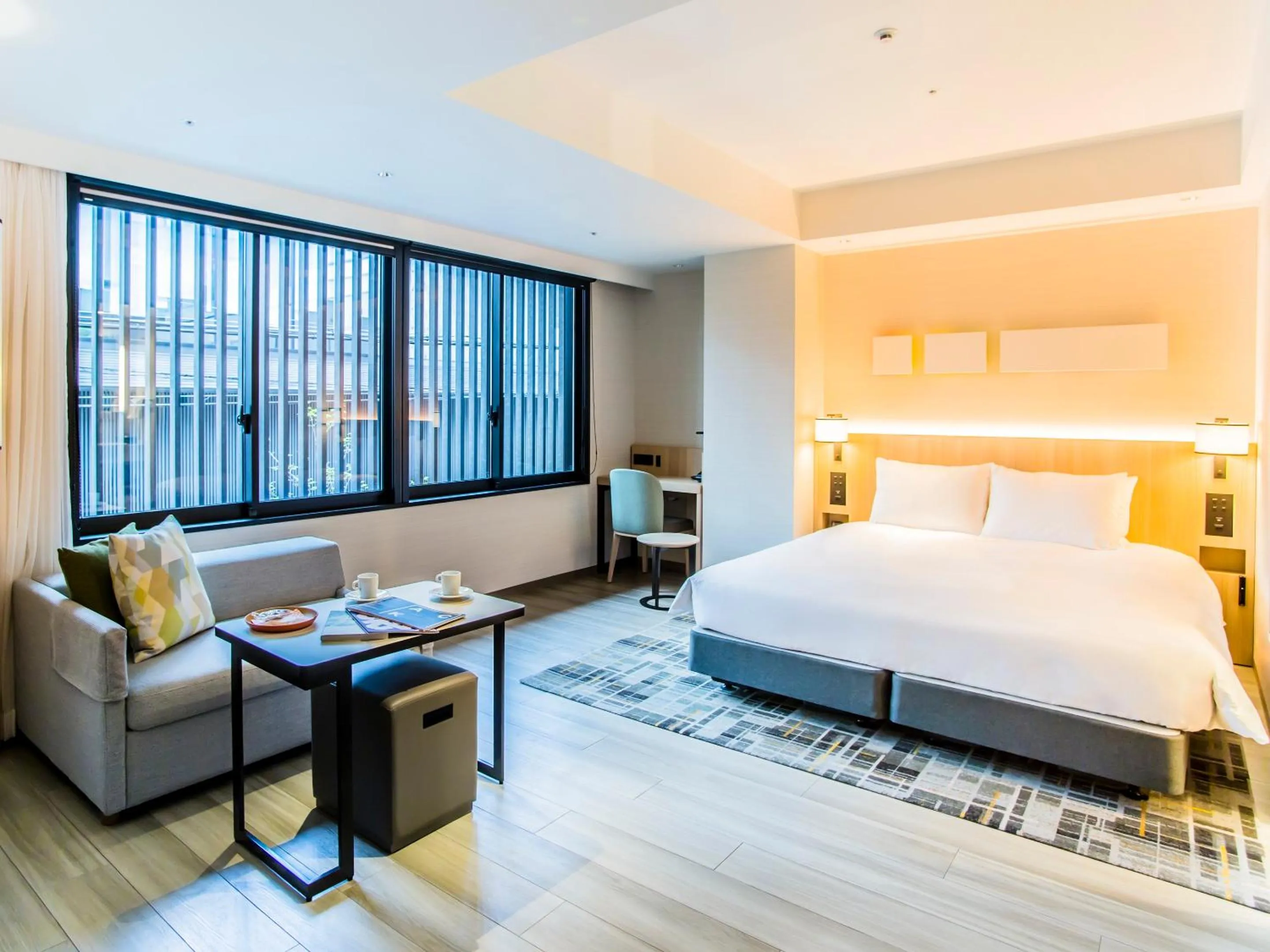 Photo of the whole room, Bed in Hyatt Place Kyoto