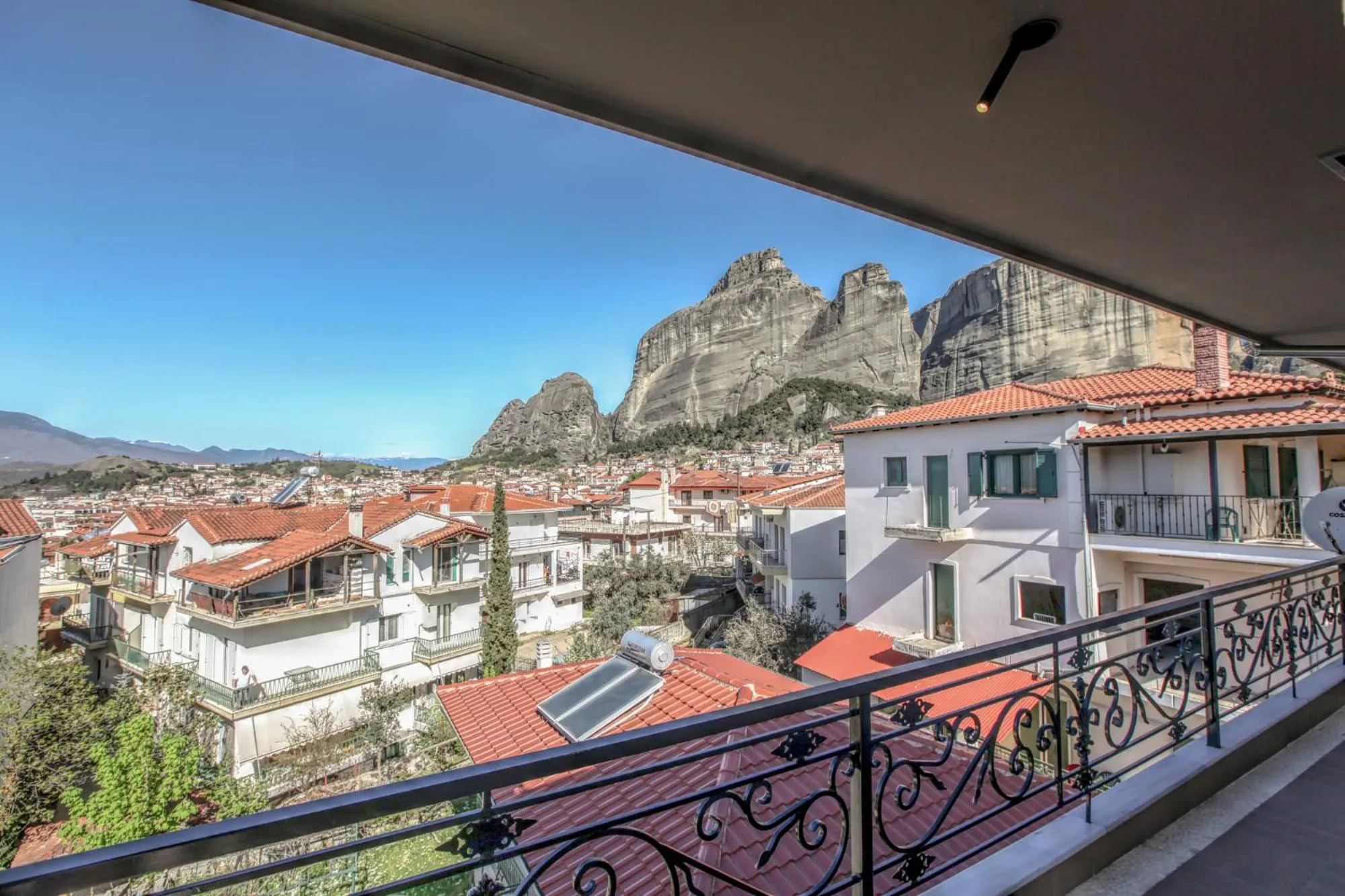Balcony/Terrace in Meteora Heaven and Earth premium suites - Adults Friendly