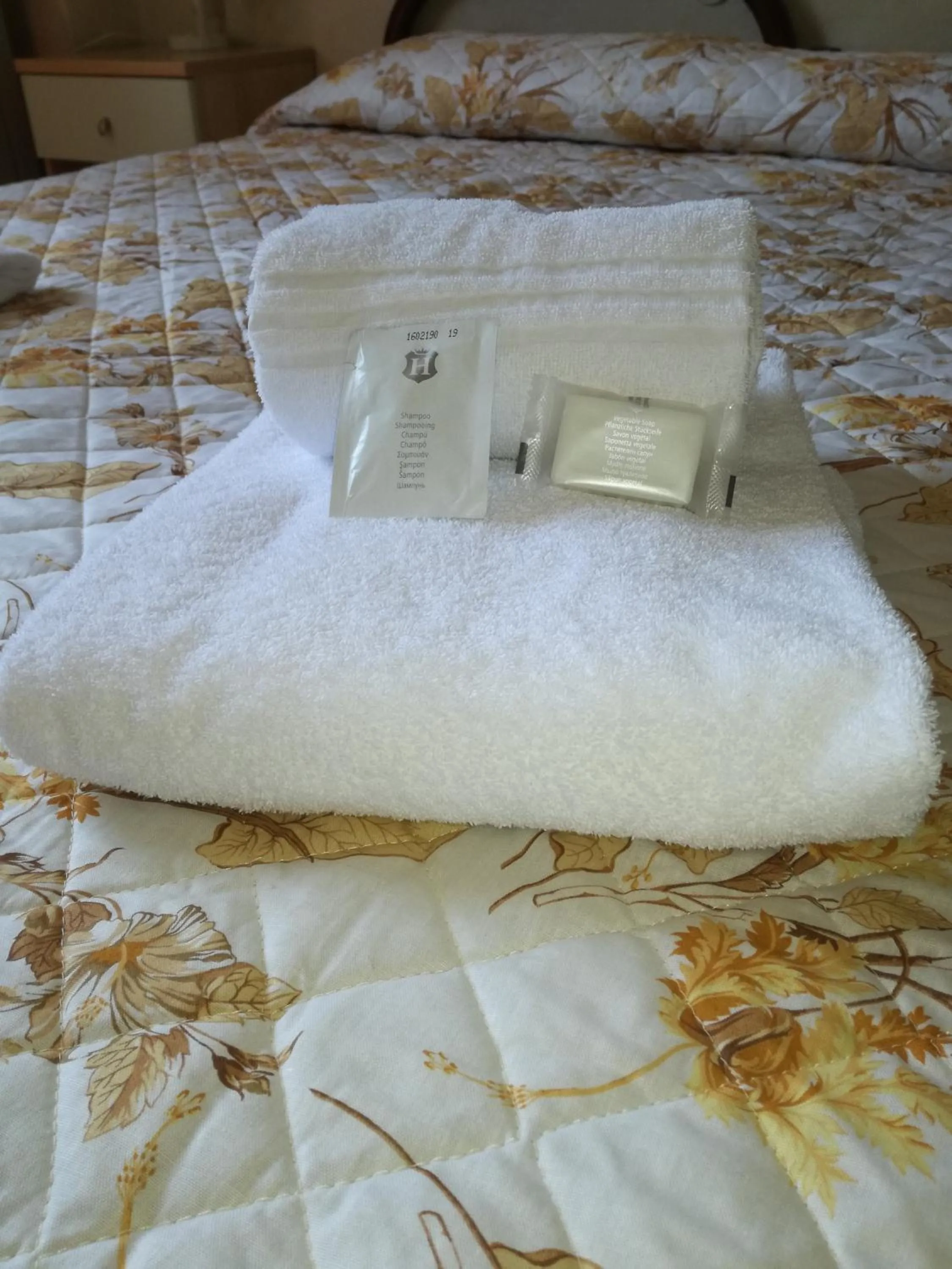 Decorative detail, Bed in Hotel Belvedere