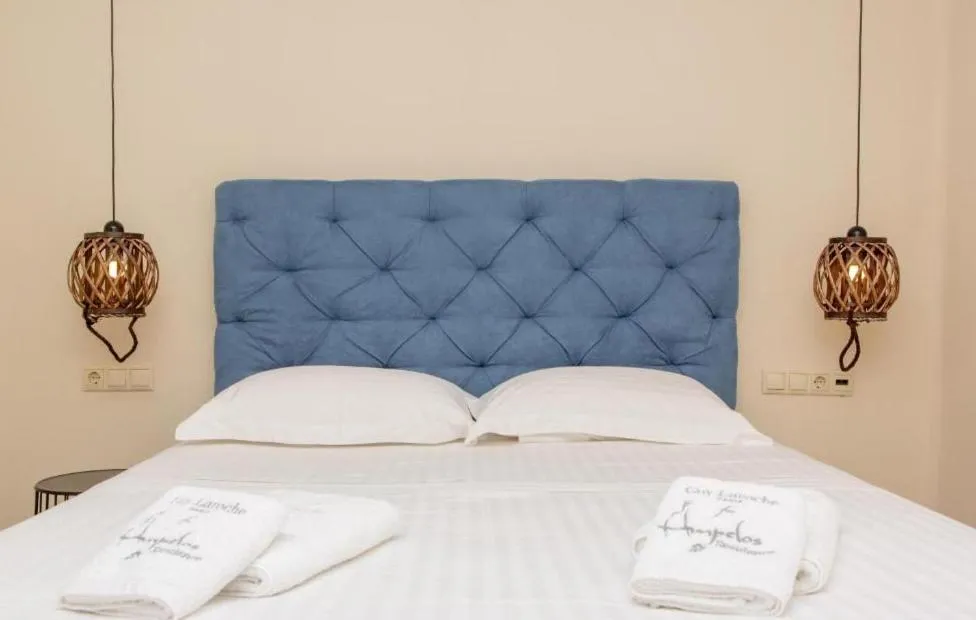 Bed in Ampelos Residence Naxos