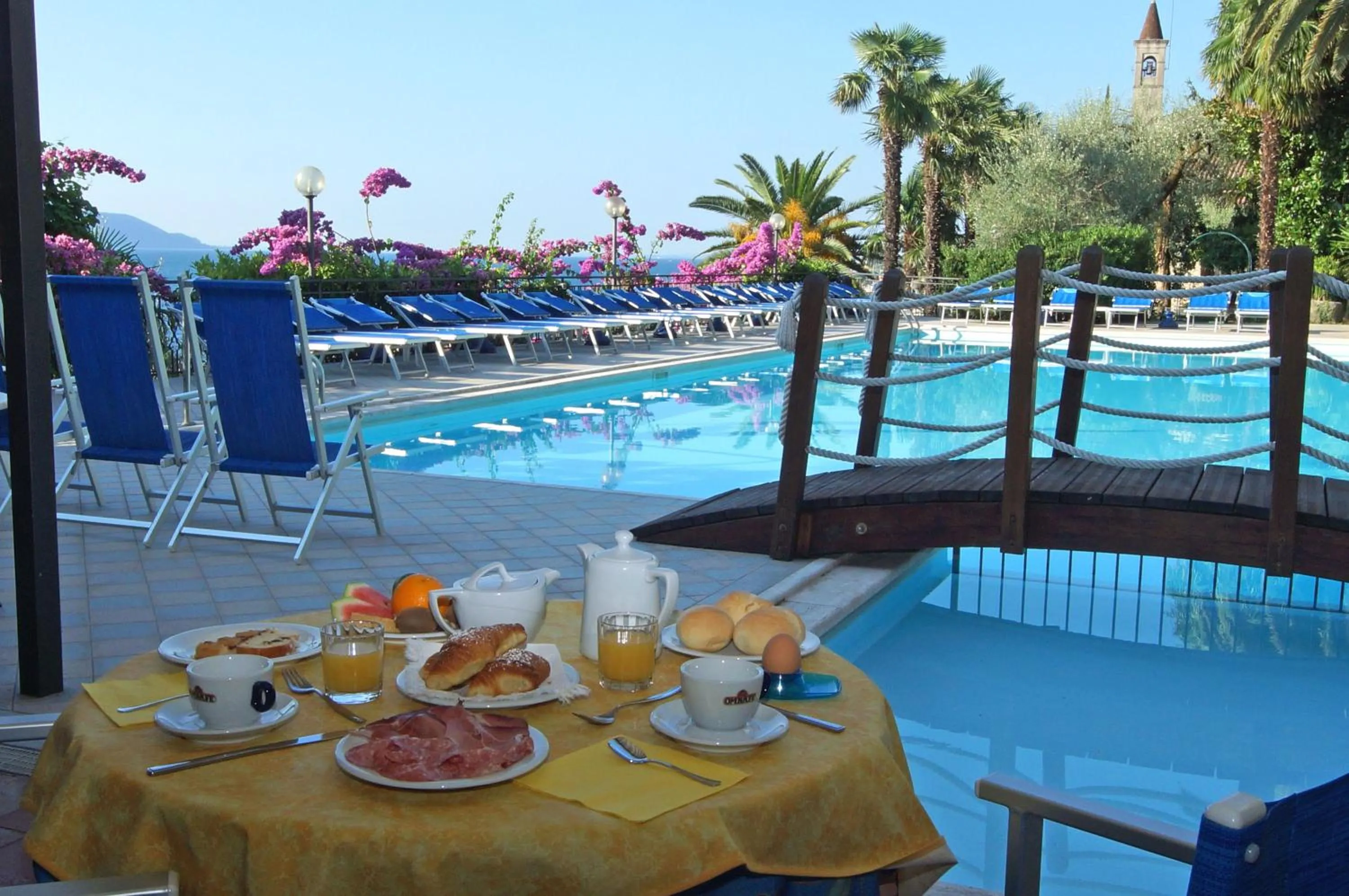 Swimming pool in Hotel Palazzina