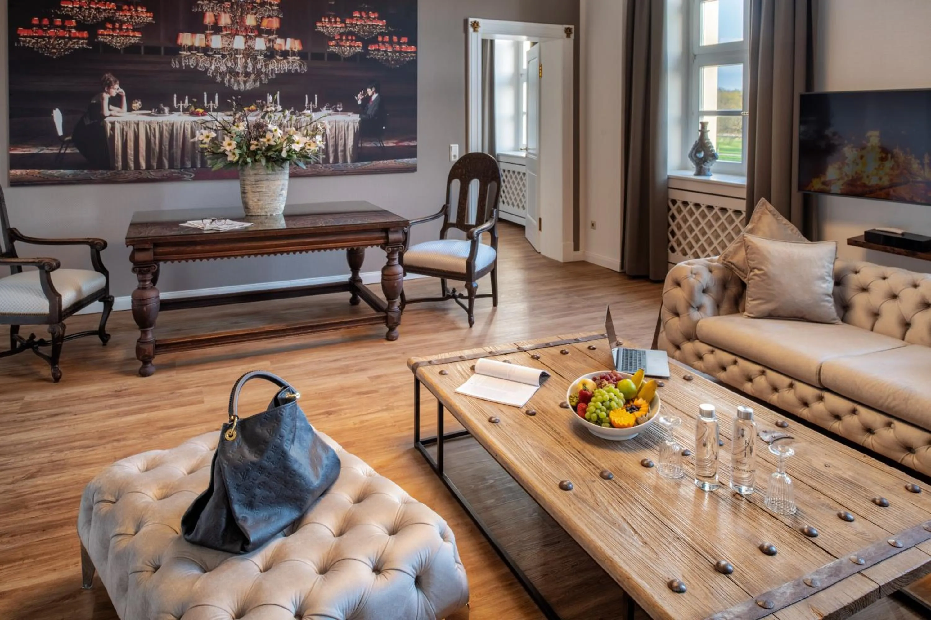 Living room in Hotel Schloss Rattey