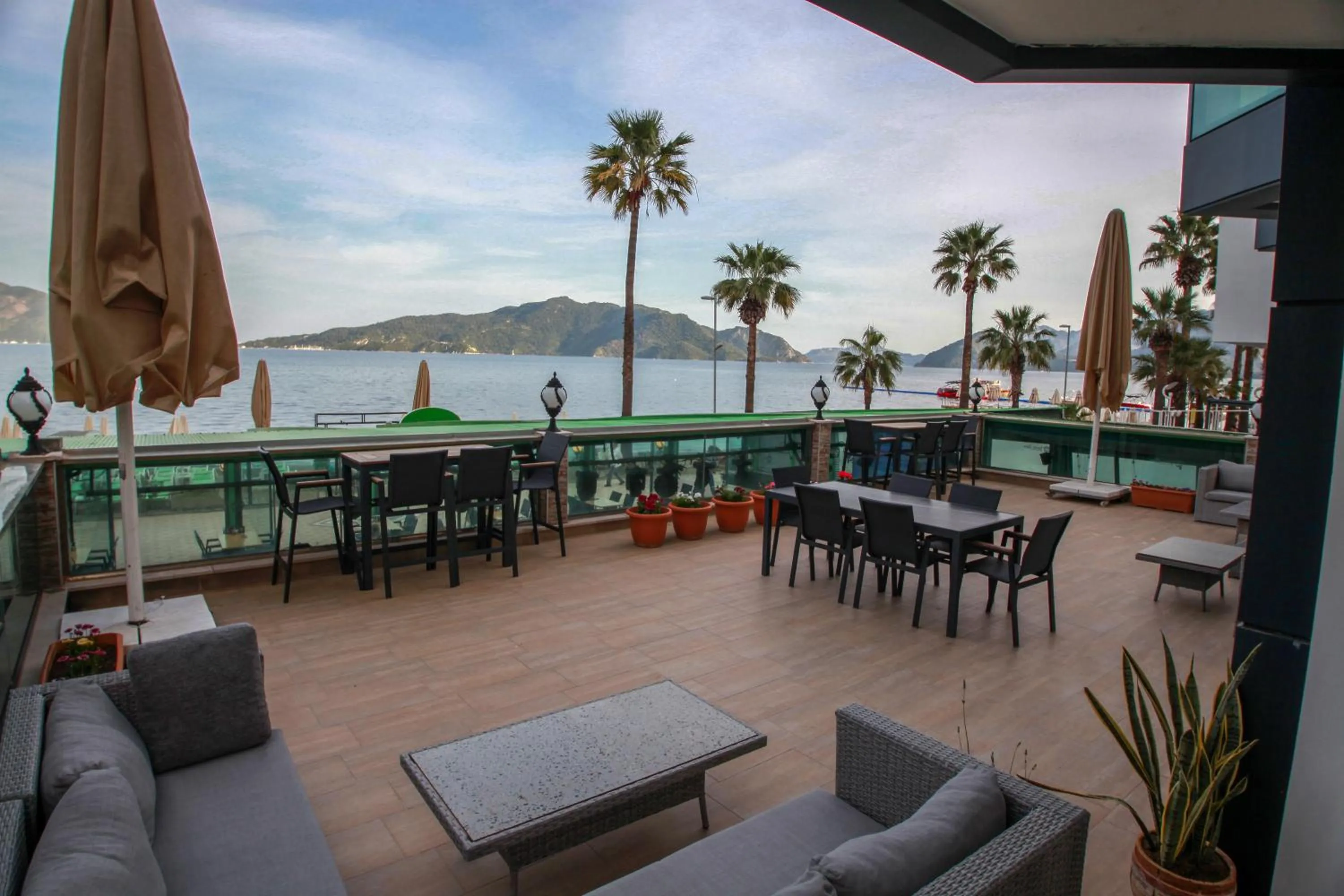 Balcony/Terrace in Yuvam Prime Beach Hotel