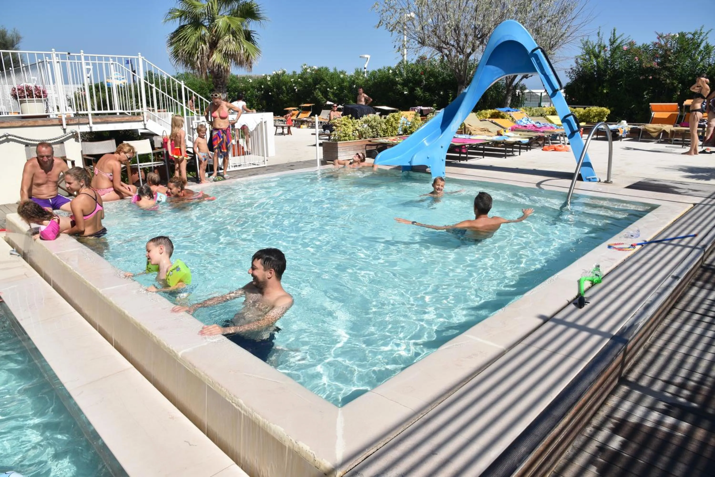 Garden in Hotel Fedora Riccione - FRONTE MARE