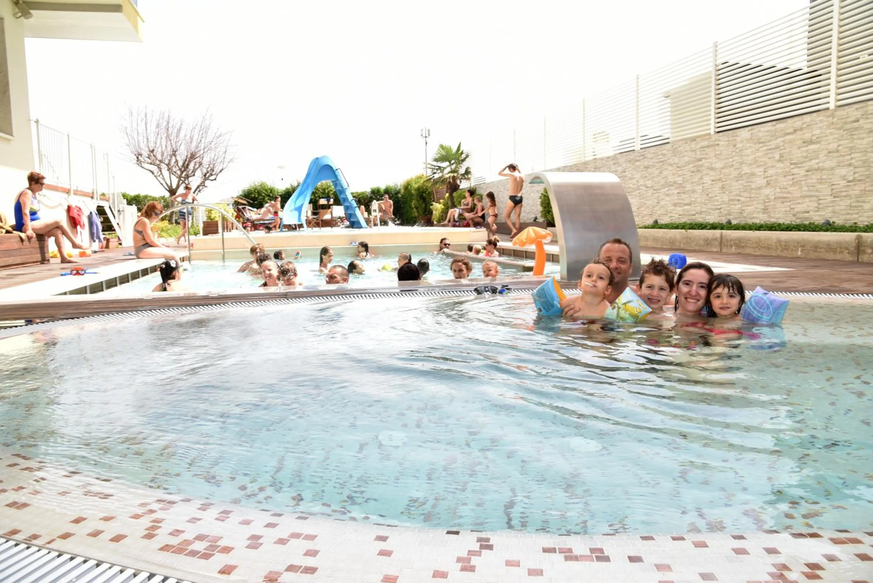 Swimming pool in Hotel Fedora Riccione - FRONTE MARE