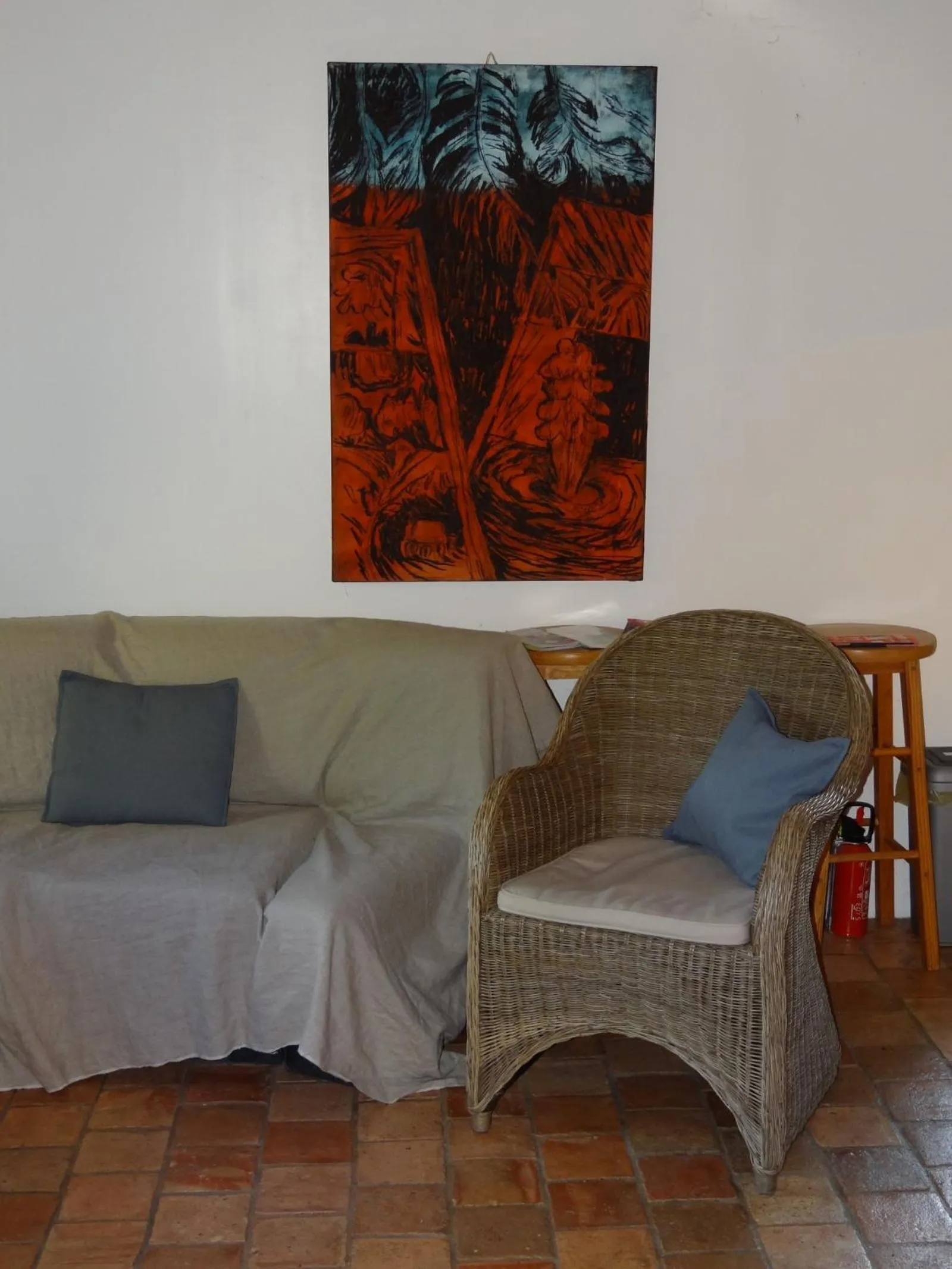 Living room in La Tour du Moulin Géant