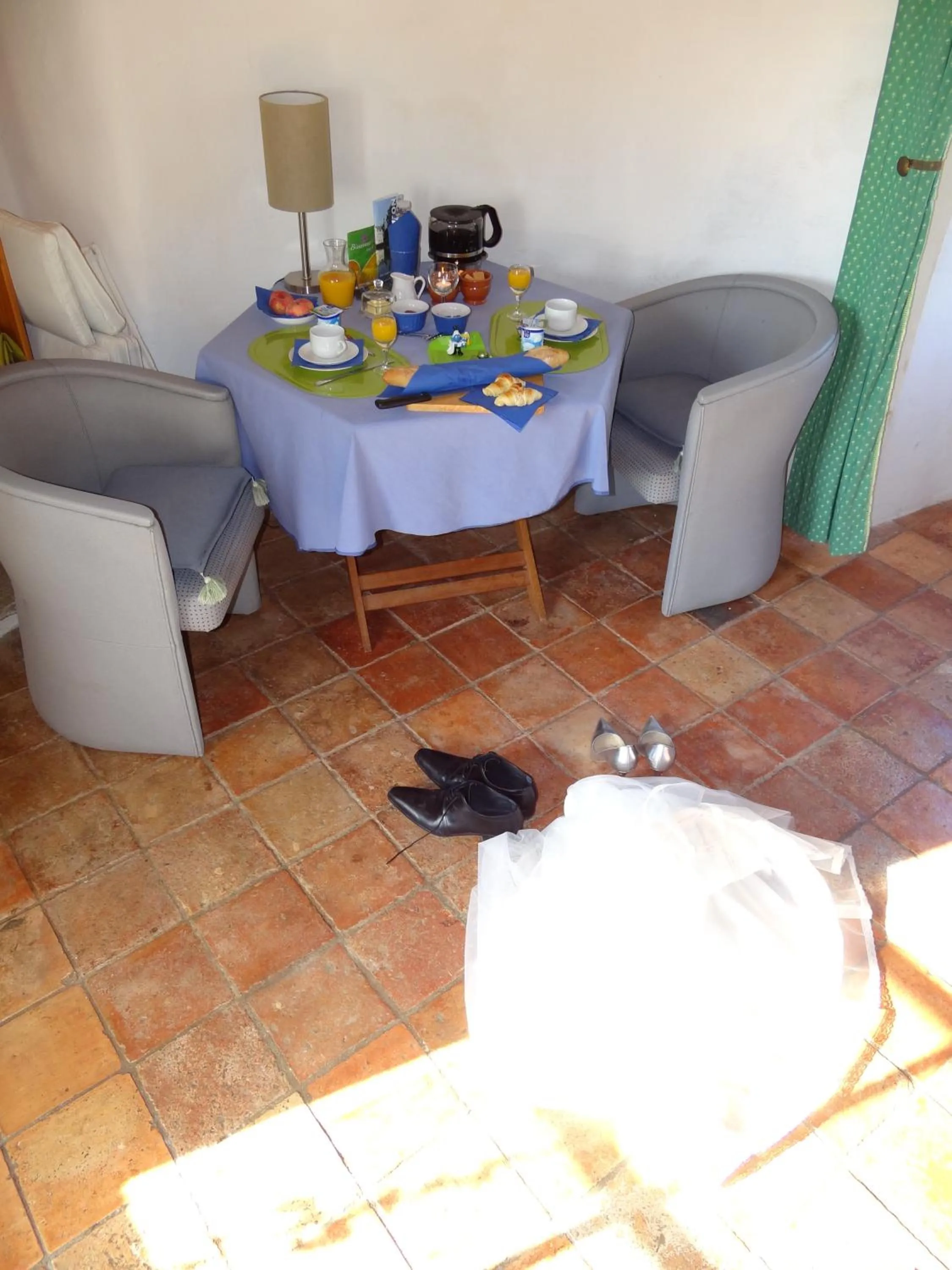 Dining area in La Tour du Moulin Géant