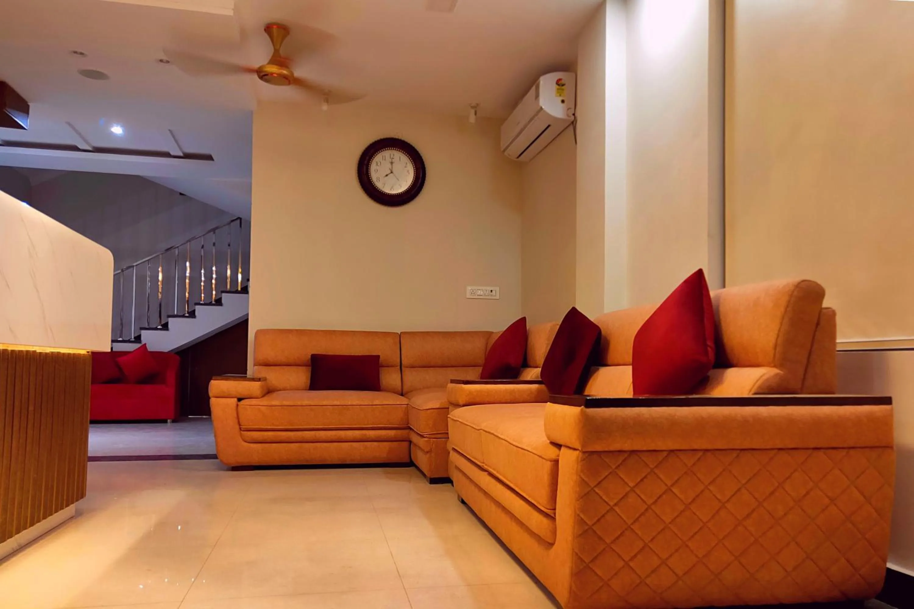 Lobby or reception in ShriGo Hotel Haridwar