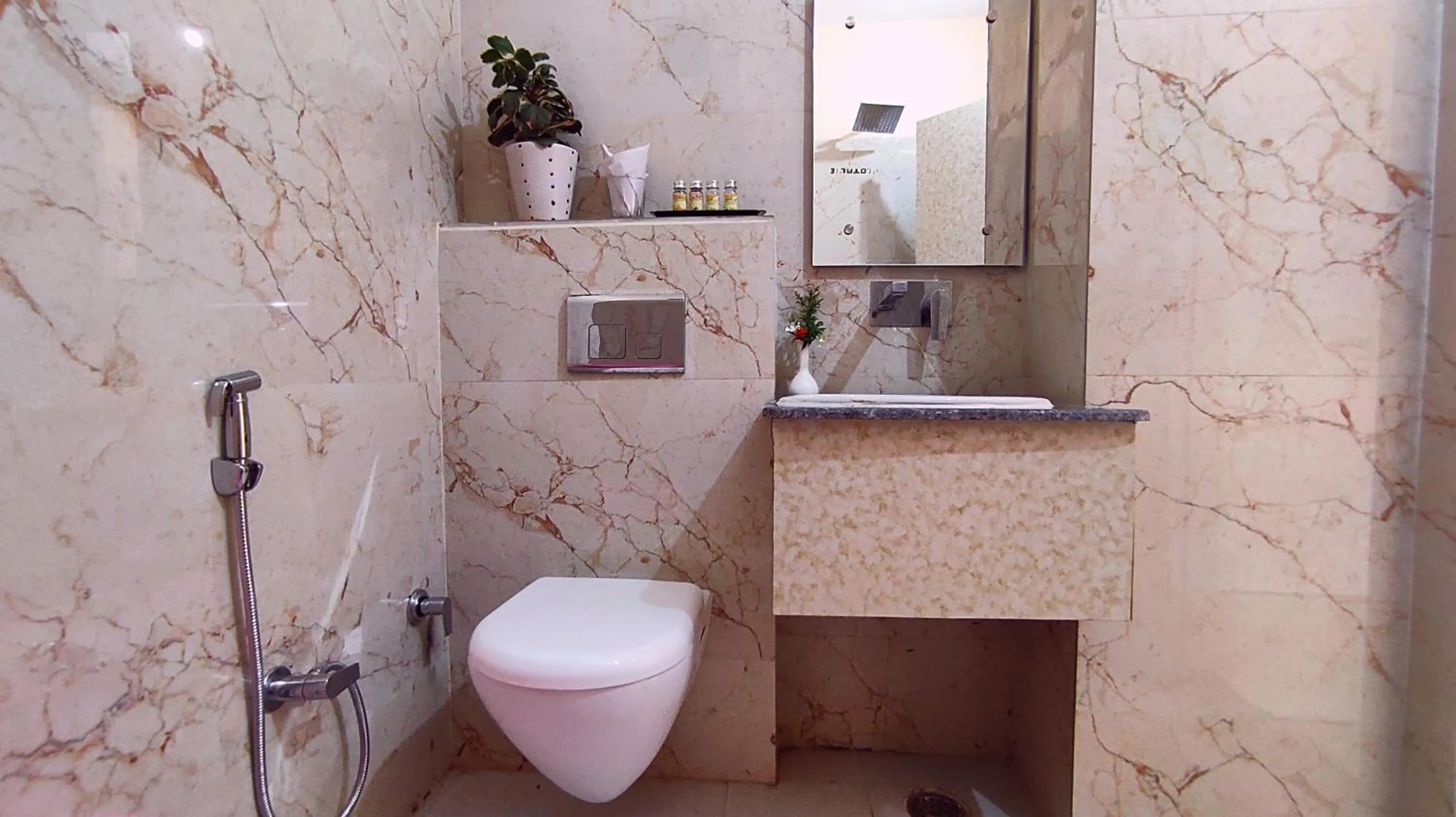 Bathroom in ShriGo Hotel Haridwar