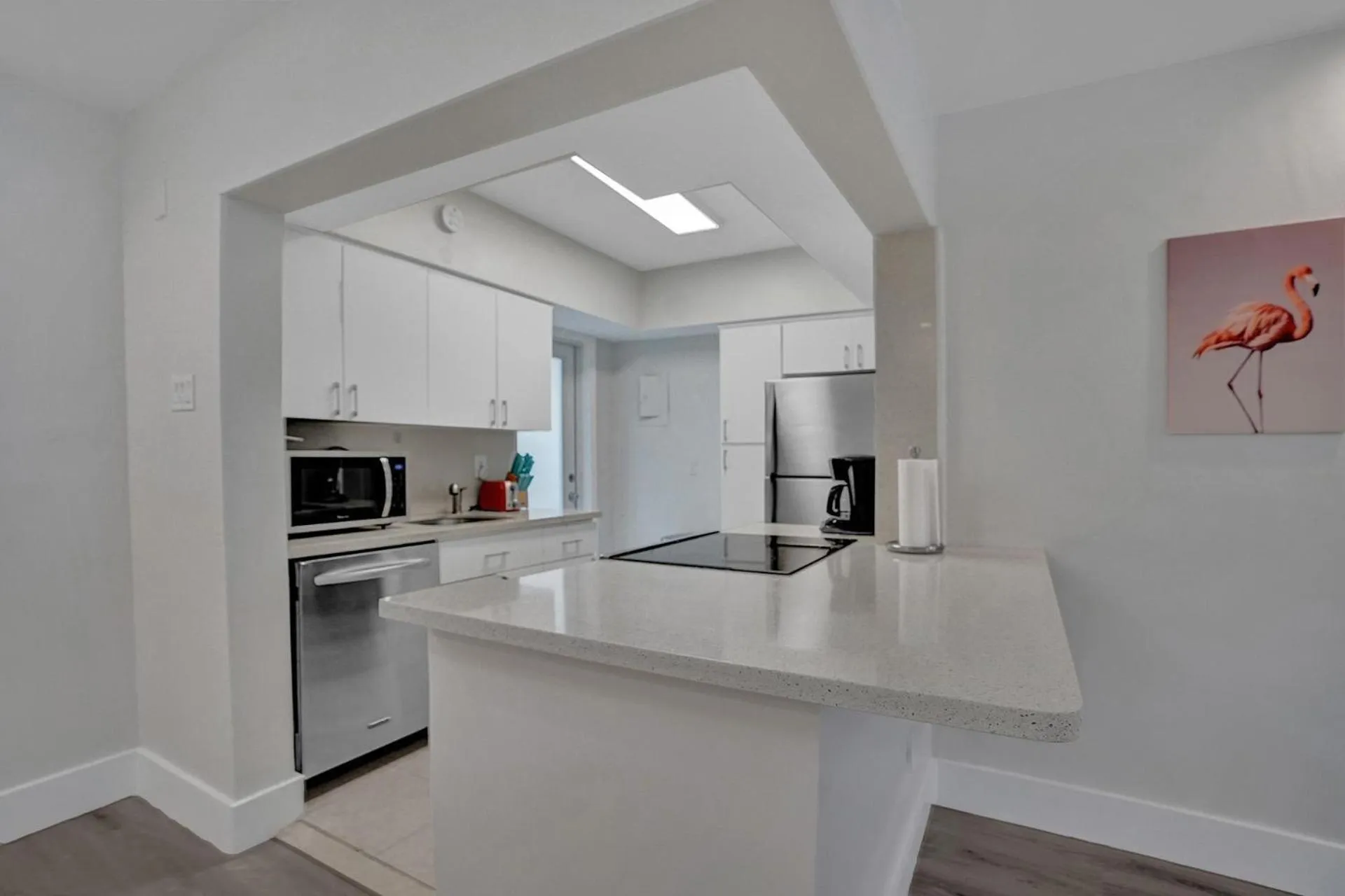 Kitchen or kitchenette in Bay Harbor Suites