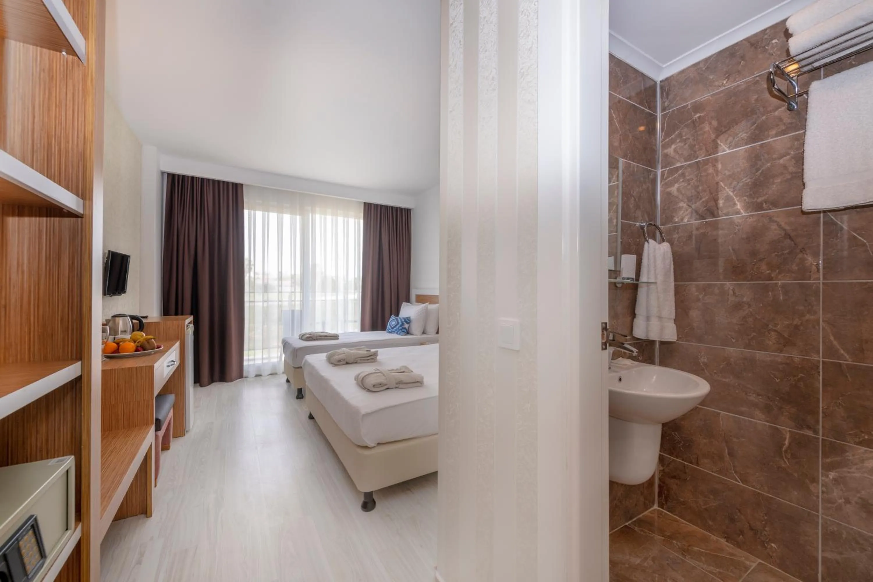 Shower in A Hotel Side