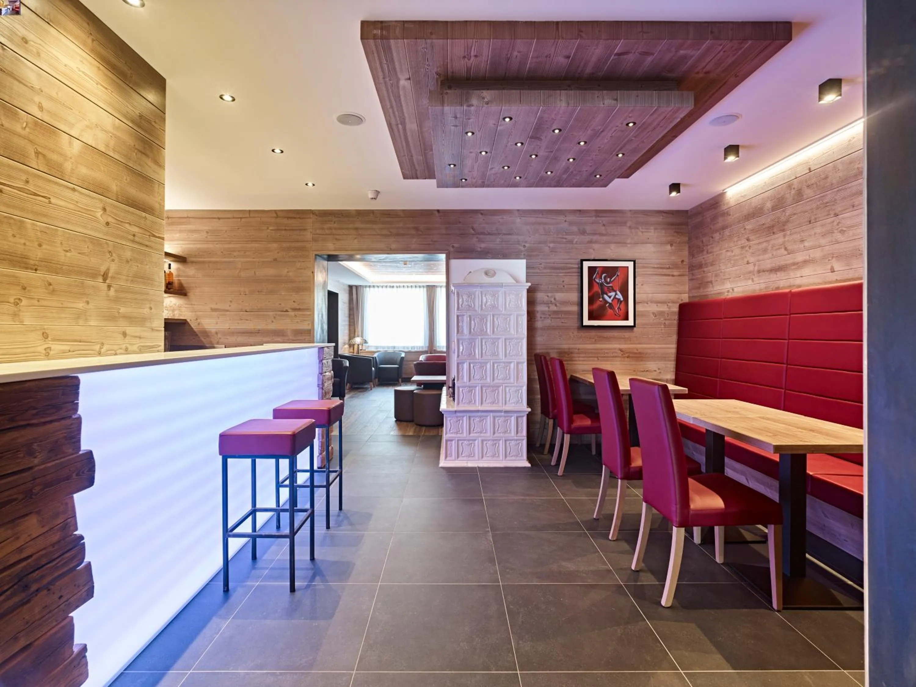 Lounge or bar in Hotel Garni Arnica ***S