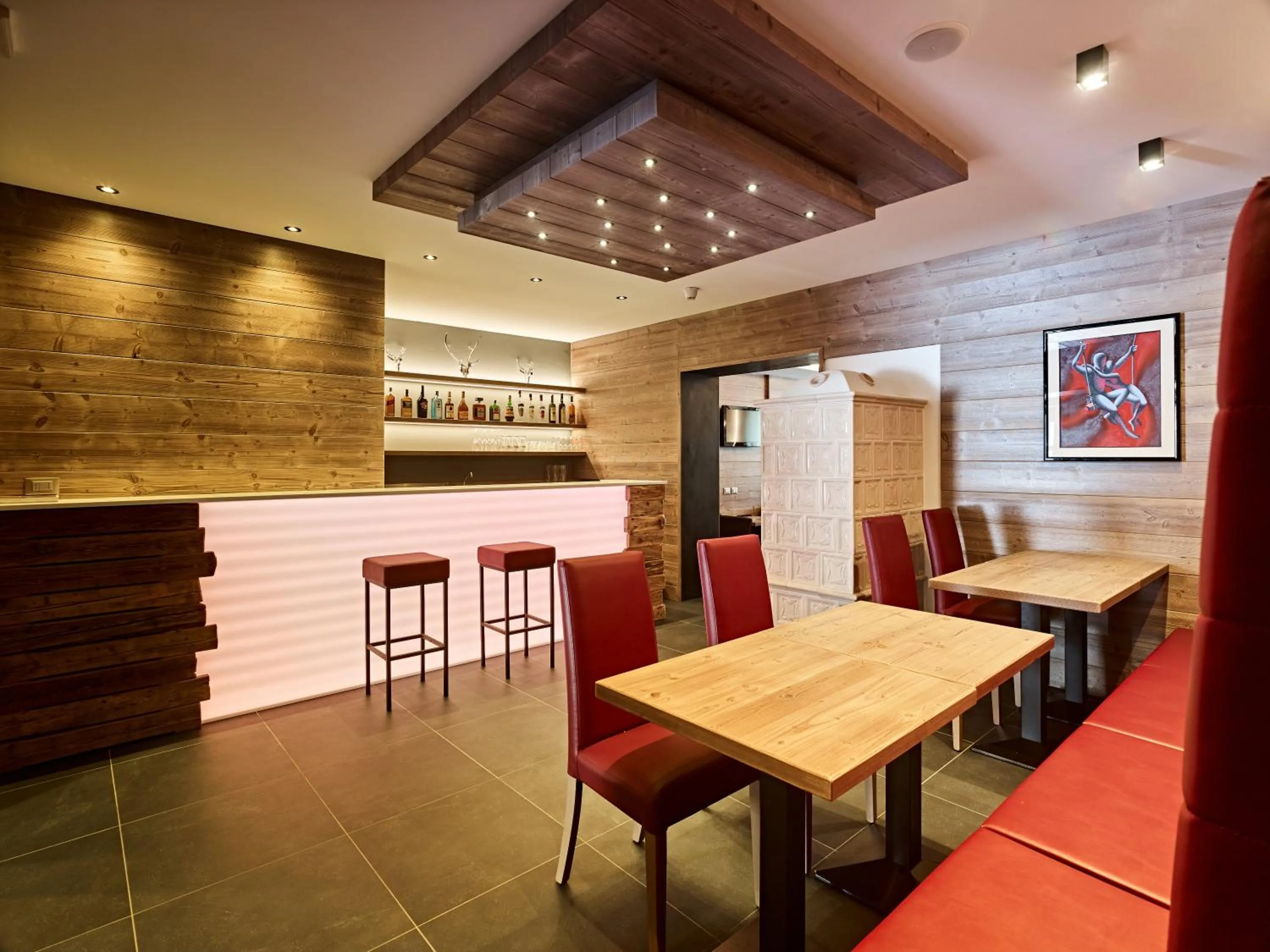 Lounge or bar in Hotel Garni Arnica ***S