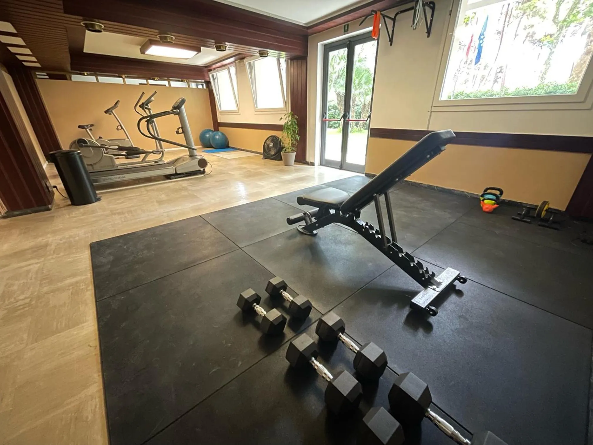 Fitness centre/facilities in Hotel Corallo