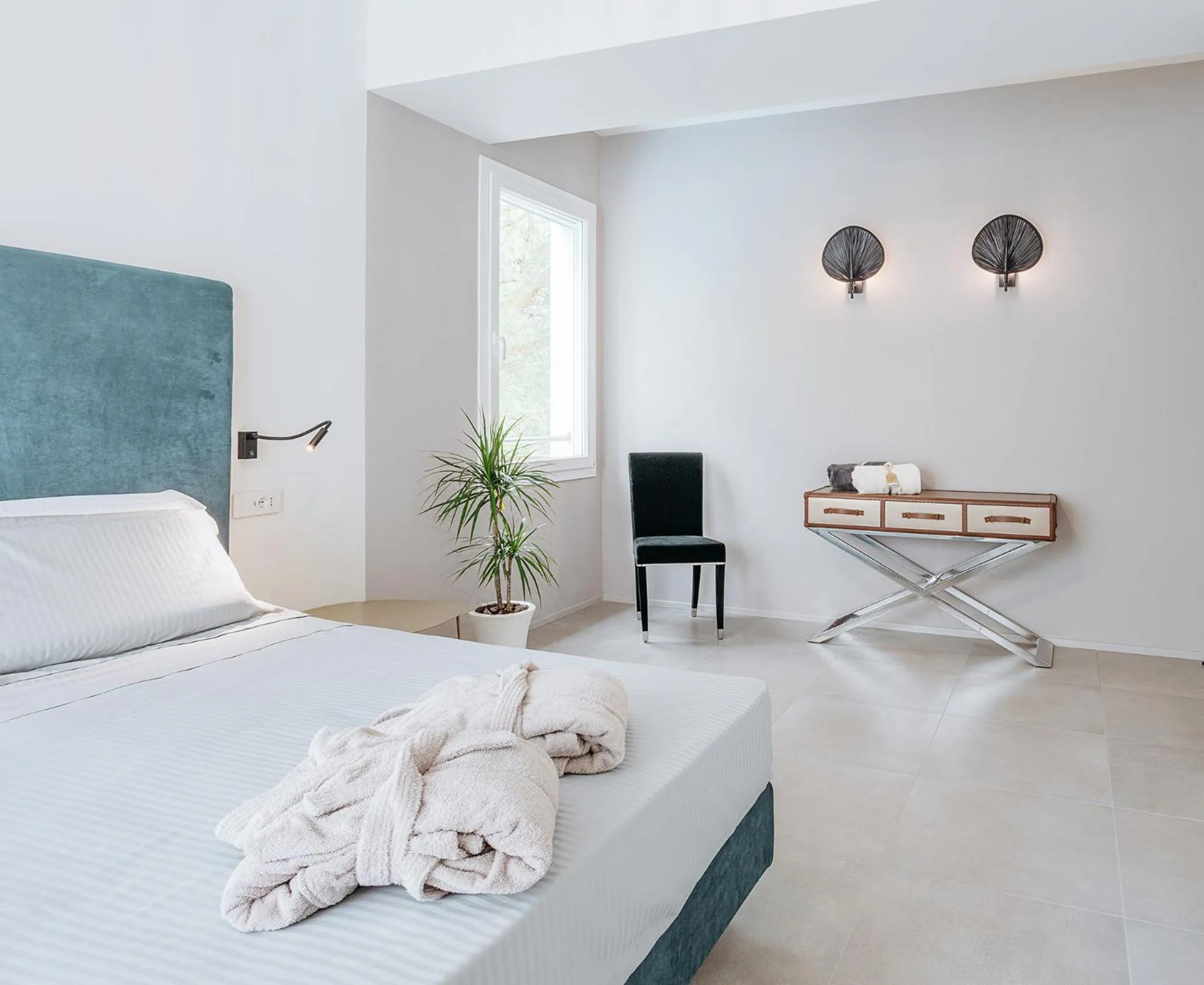 Bed in Hotel Corallo