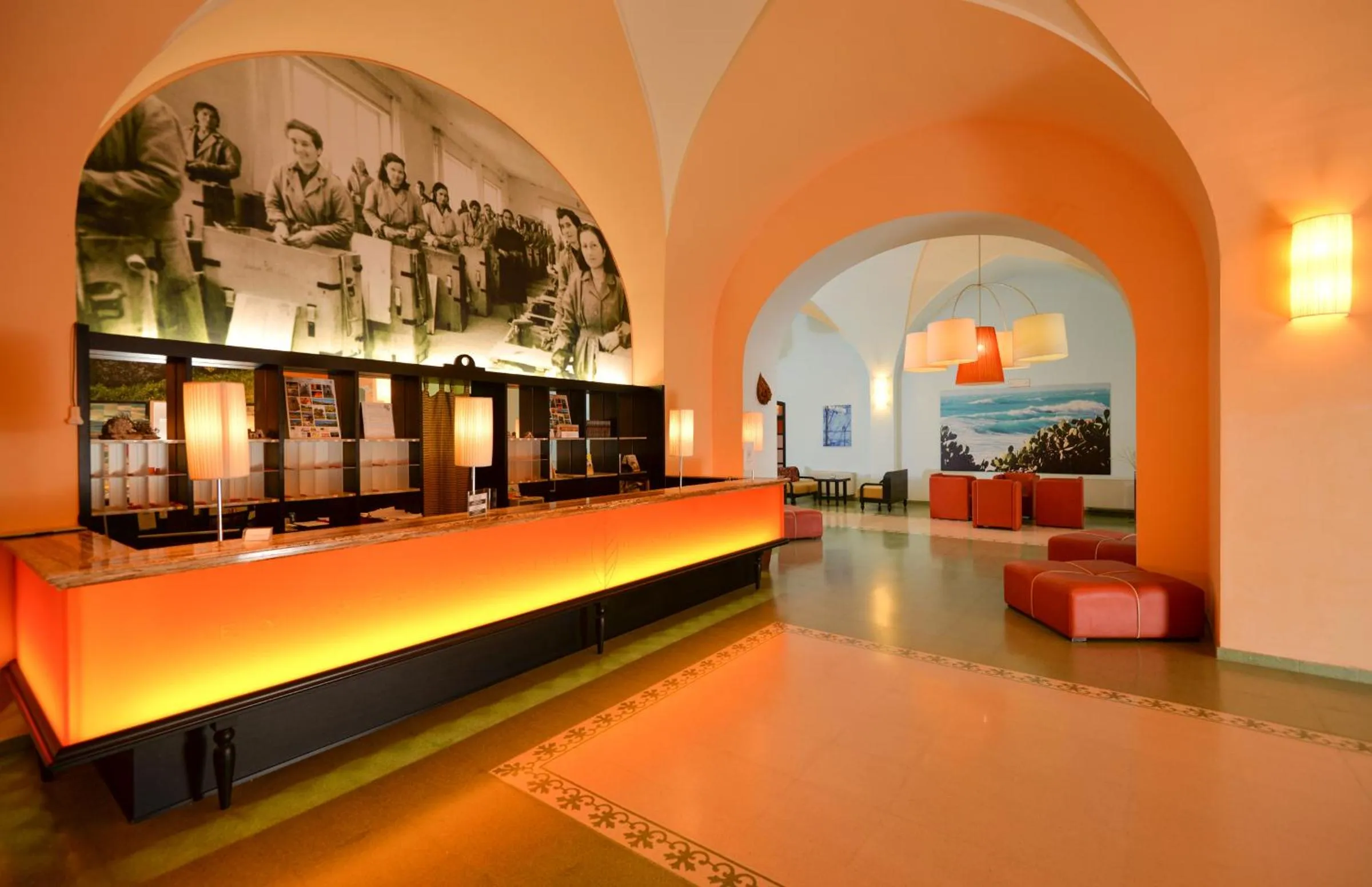 Lobby or reception in Il Tabacchificio Hotel