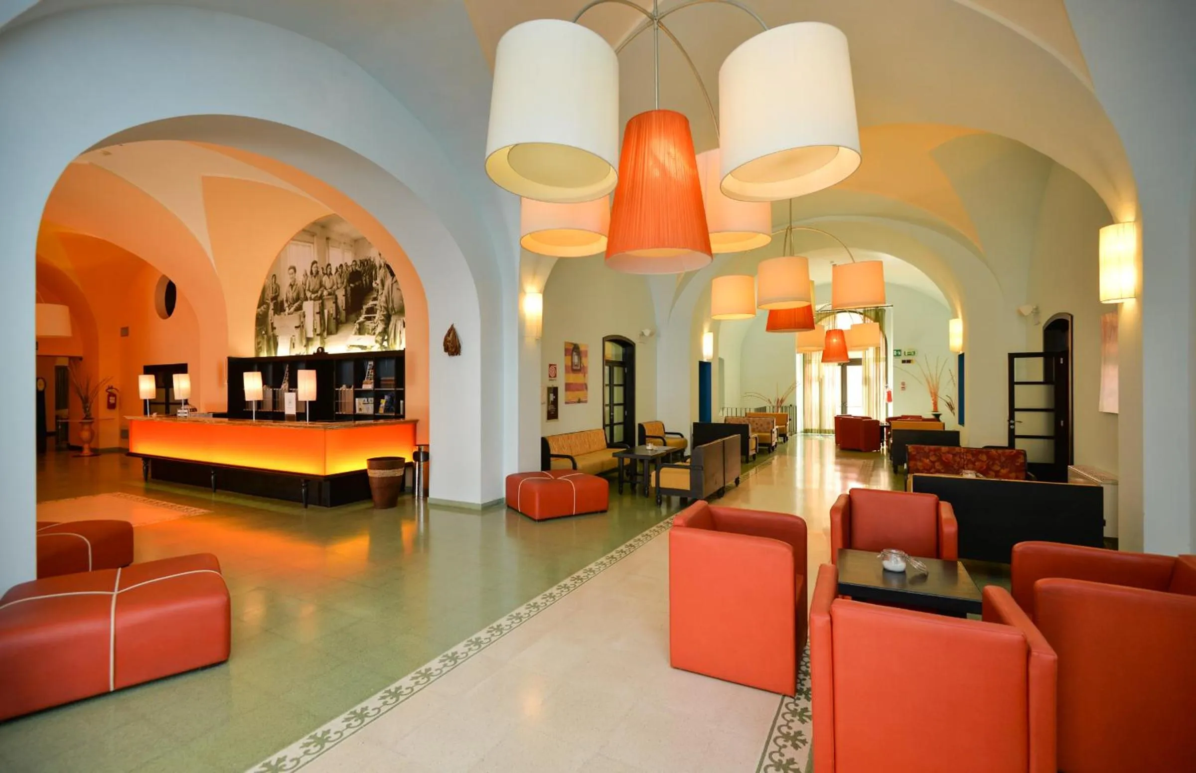 Lobby or reception in Il Tabacchificio Hotel